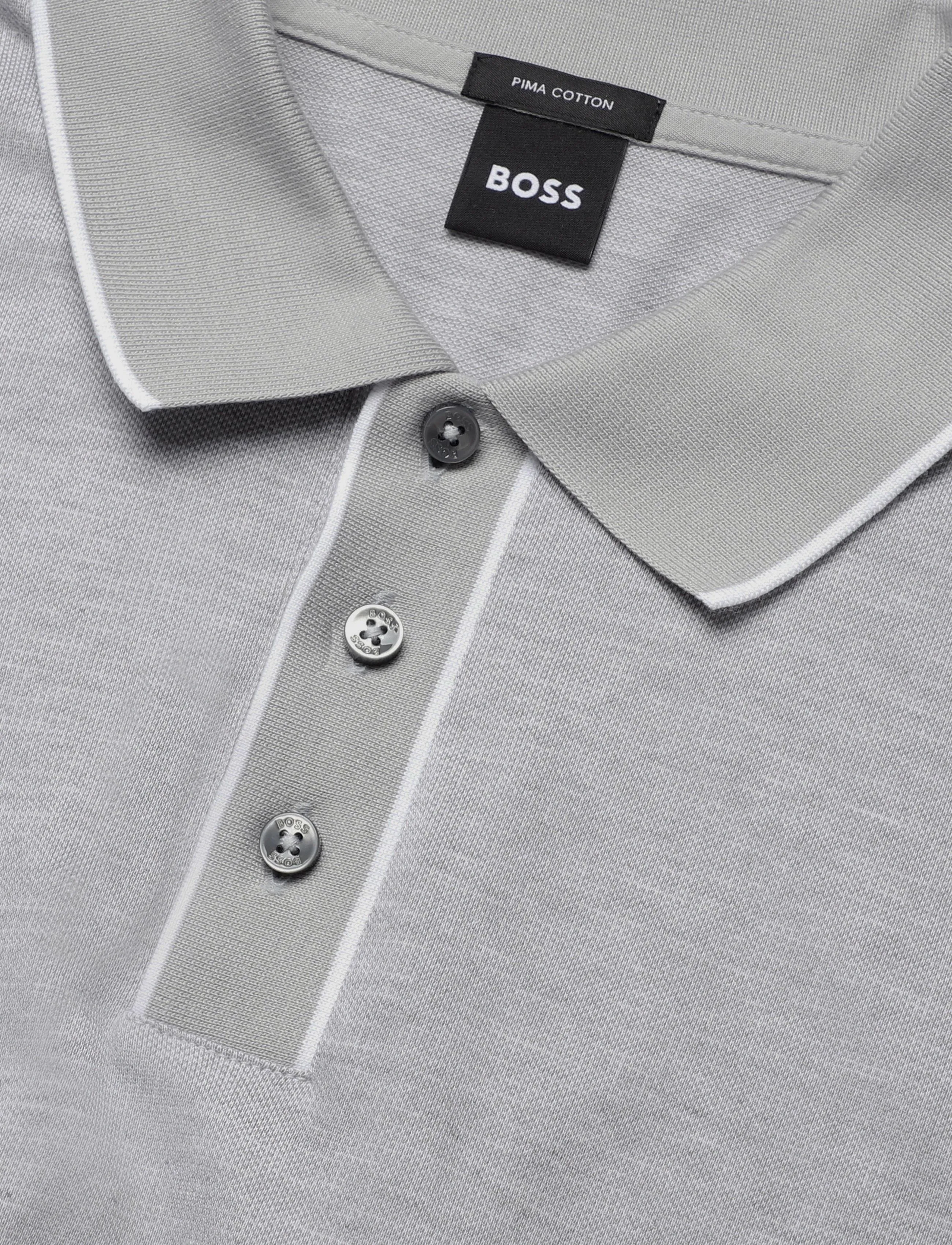 BOSS - H-Parlay 81 - kortærmede poloer - open grey - 2