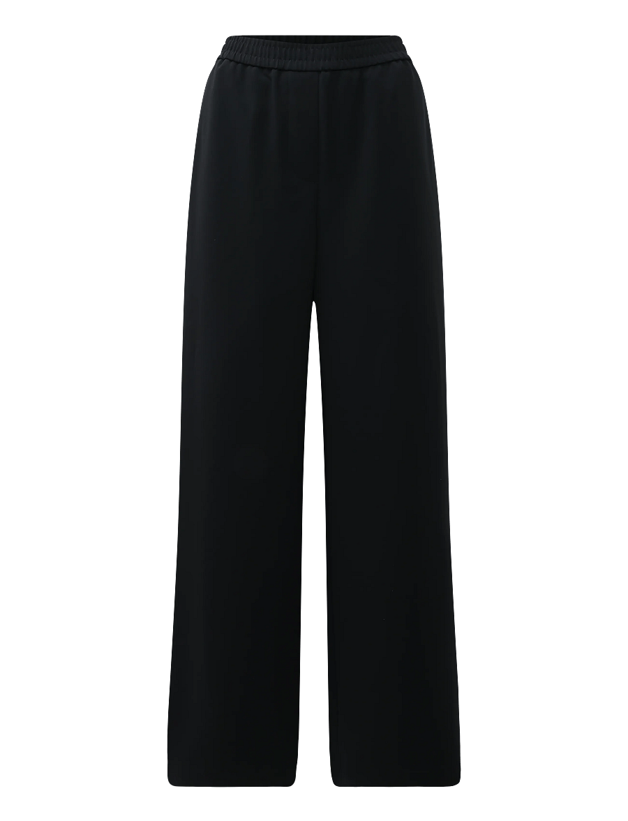 BOSS - Tianah - wide leg trousers - black - 0