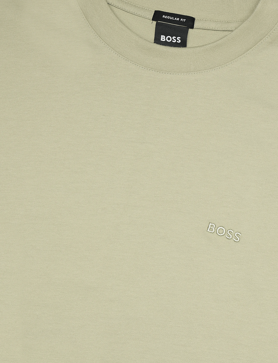 BOSS - Thompson 01 - kurzärmelige t-shirts - dark beige - 2