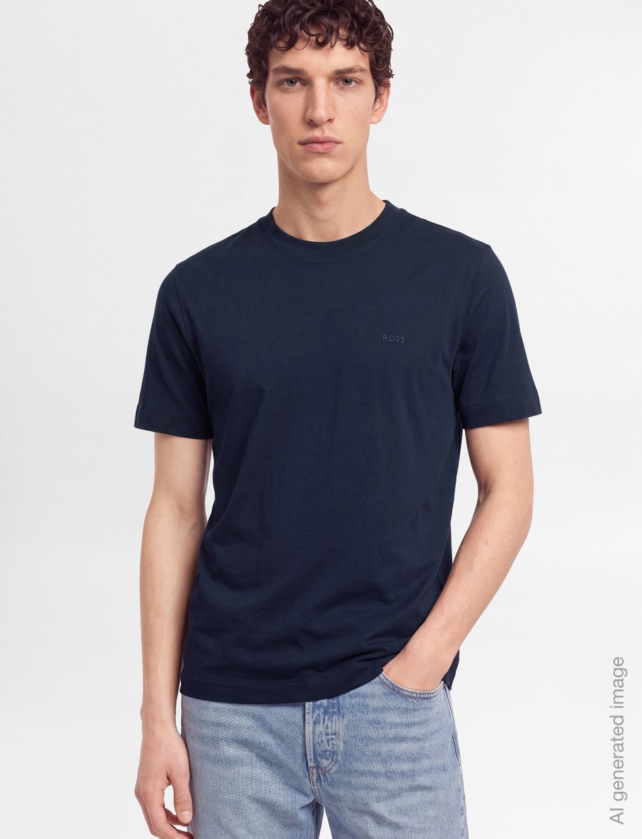 BOSS - Thompson 01 - lühikeste varrukatega t-särgid - dark blue - 3