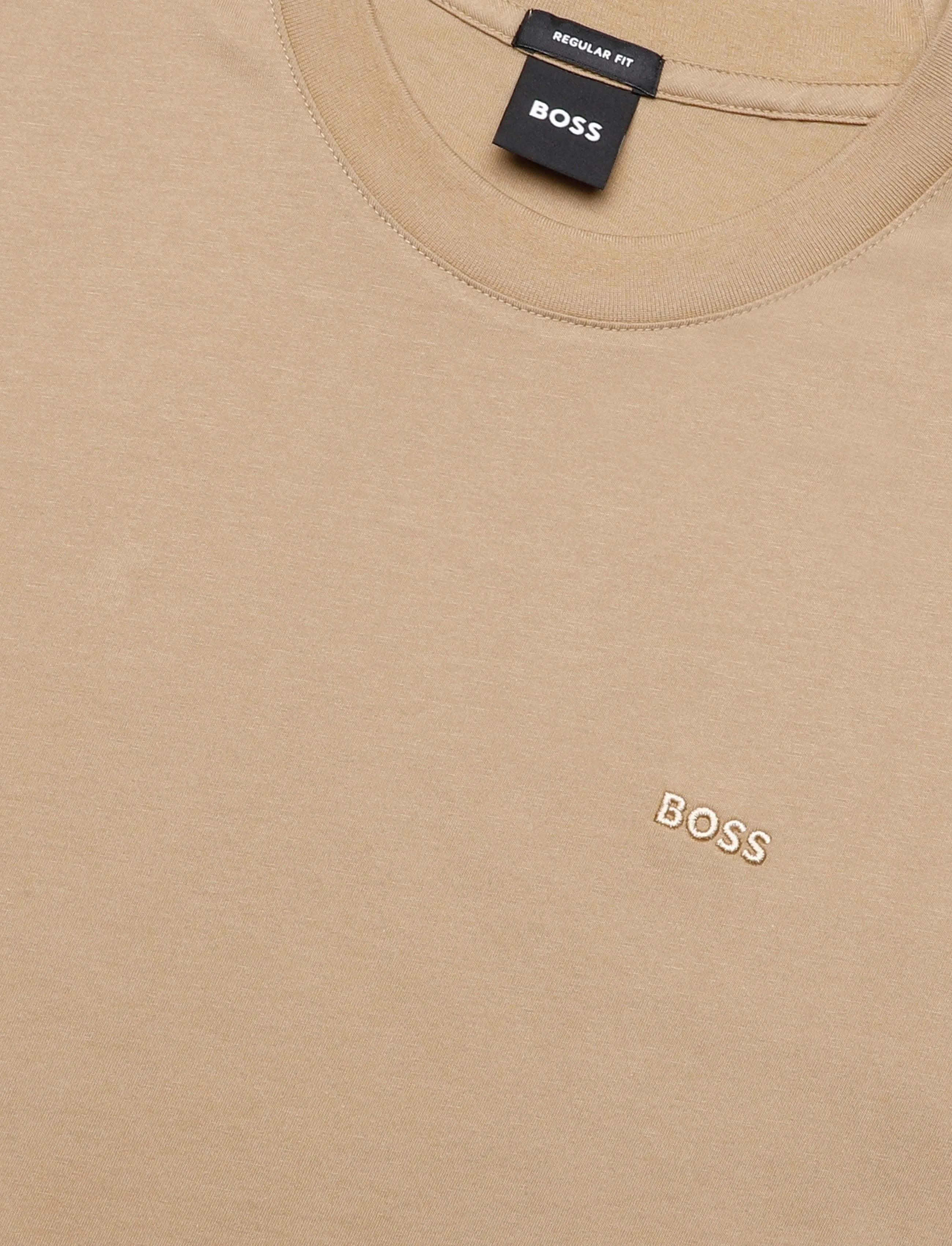 BOSS - Thompson 01 - short-sleeved t-shirts - medium beige - 2