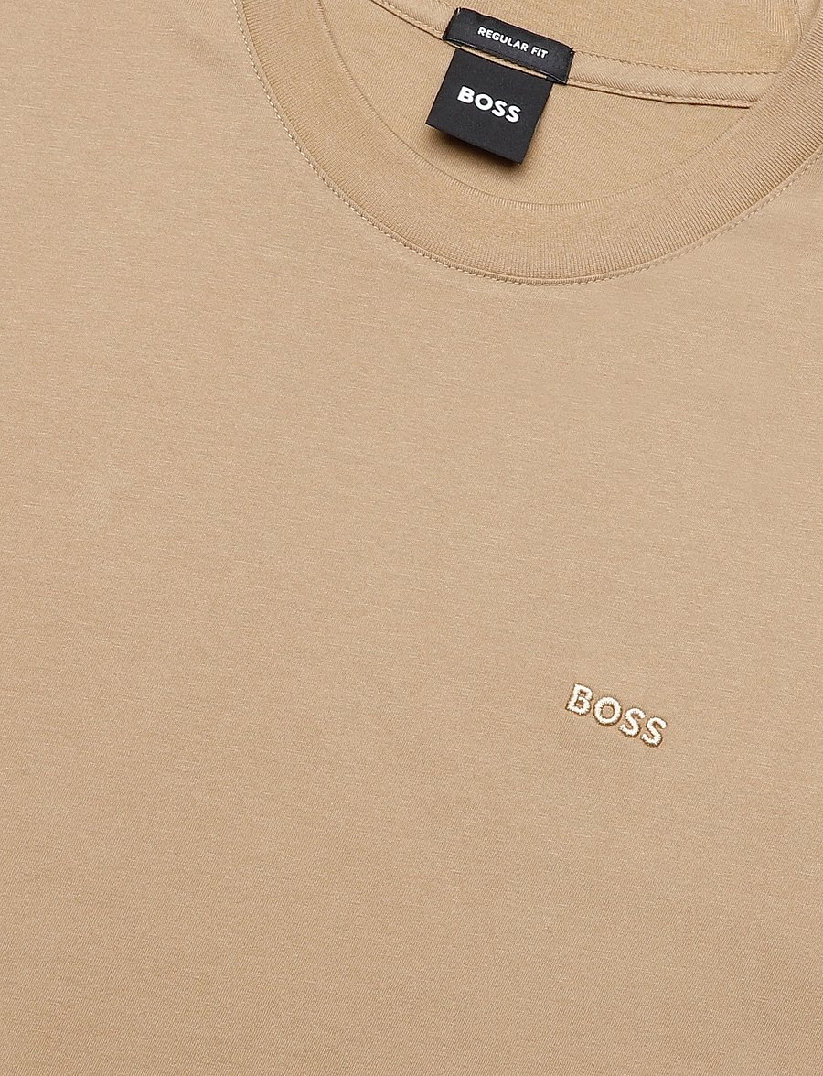 BOSS - Thompson 01 - short-sleeved t-shirts - medium beige - 2