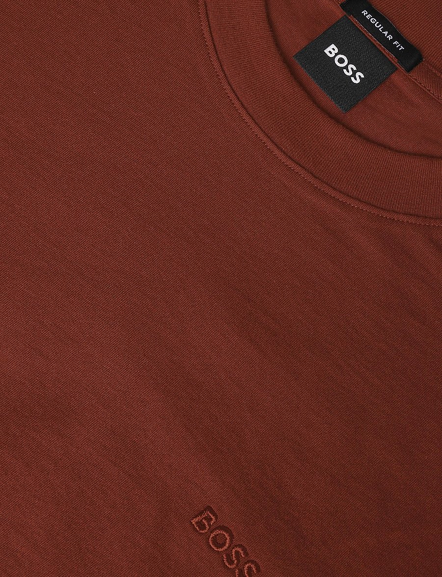 BOSS - Thompson 01 - kortærmede t-shirts - medium brown - 2