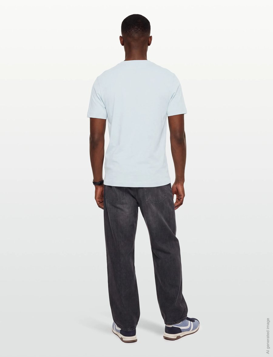 BOSS - Thompson 01 - kurzärmelige t-shirts - open blue - 4