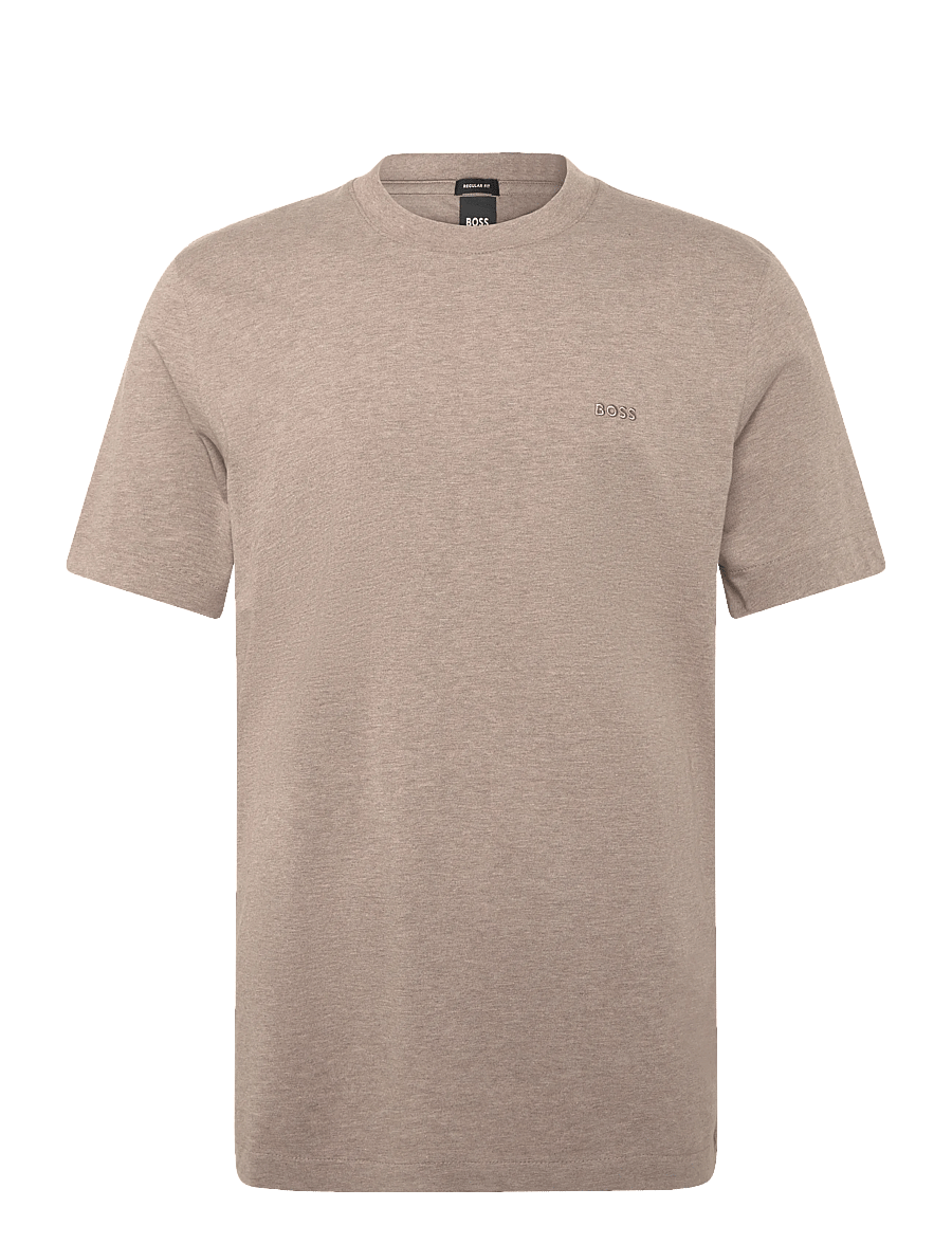 BOSS - Thompson 01 - kortärmade t-shirts - open brown - 0