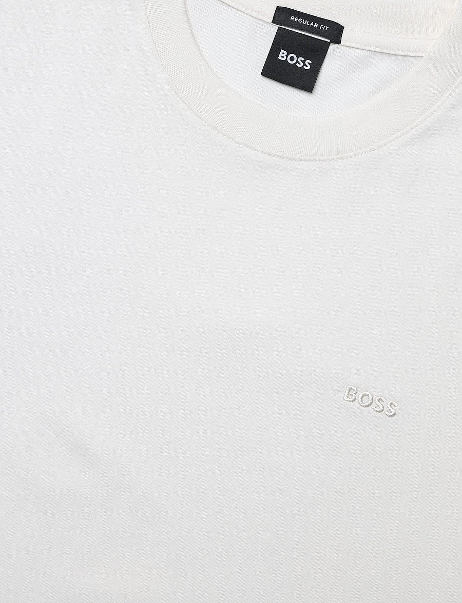 BOSS - Thompson 01 - kortärmade t-shirts - open white - 2