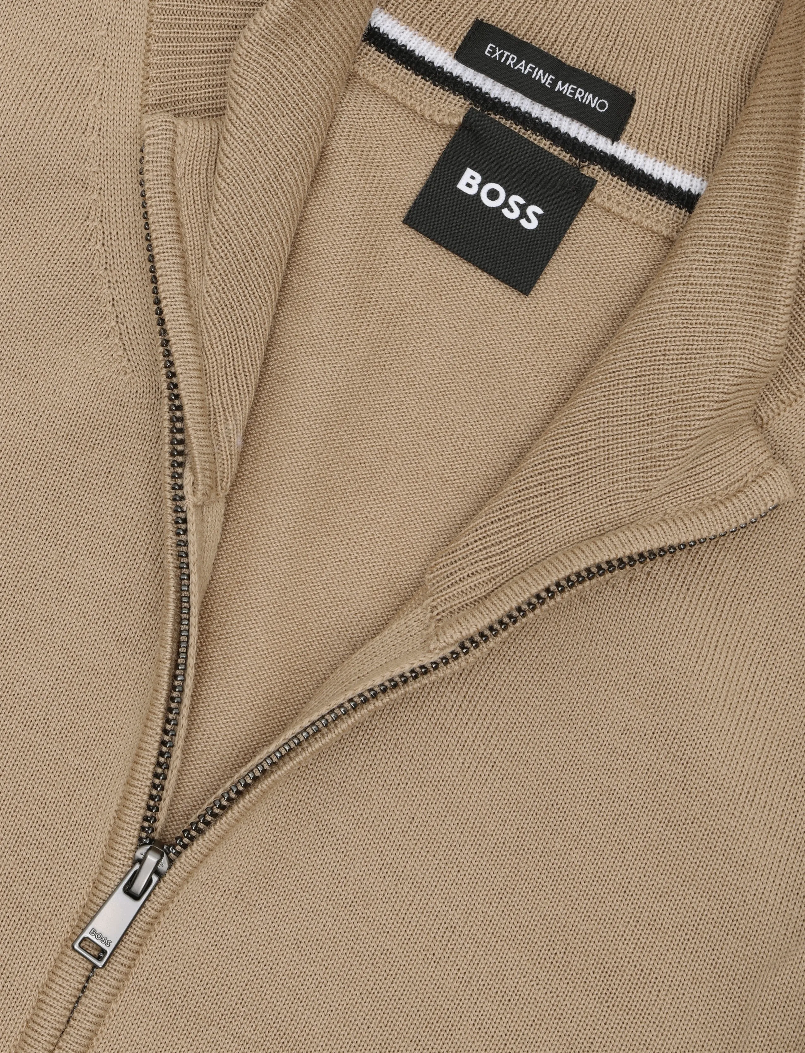 BOSS - H-Balonso - full zip tröjor - medium beige - 2