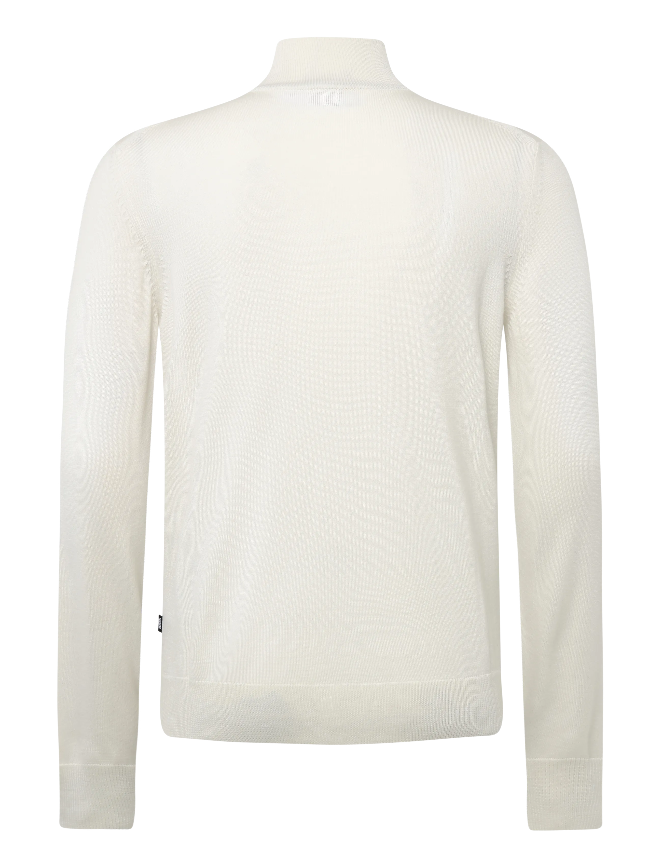 BOSS - H-Balonso - pullover mit durchgehendem reißverschluss - open white - 1