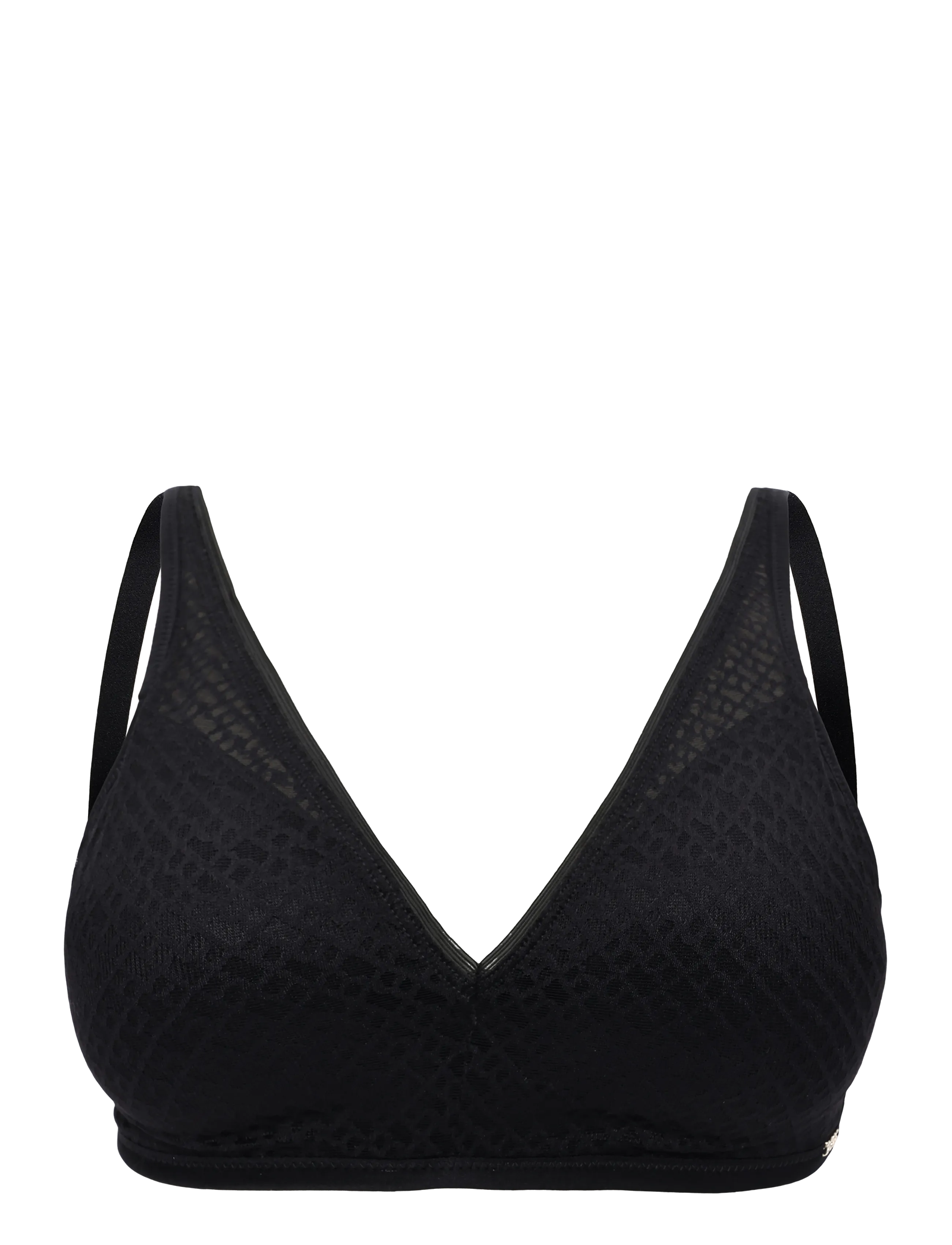 BOSS PADDED SOFT_B LACE - BH'er uden bøjle - BLACK / black