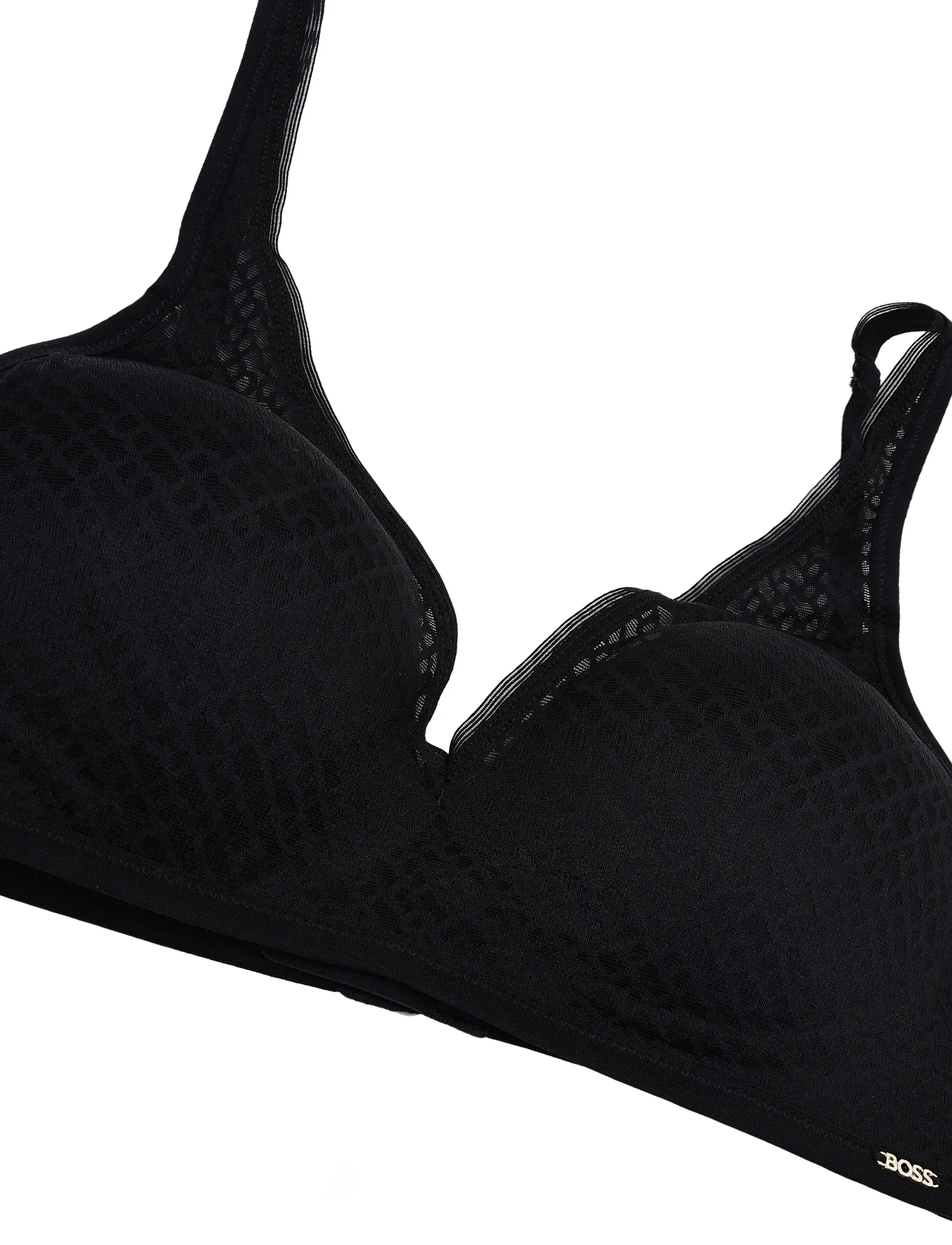 BOSS - PADDED SOFT_B LACE - bh'er uden bøjle - black - 2