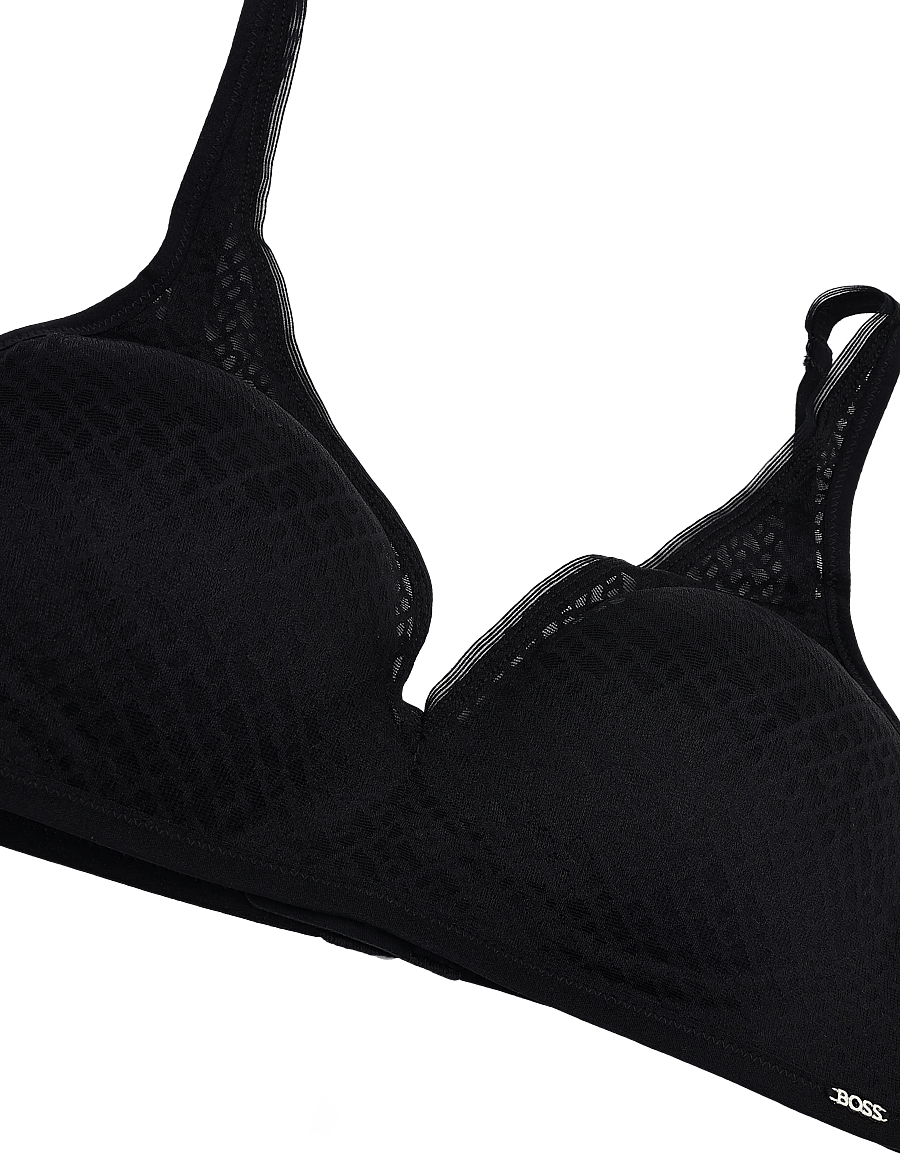 BOSS - PADDED SOFT_B LACE - bh'er uden bøjle - black - 2