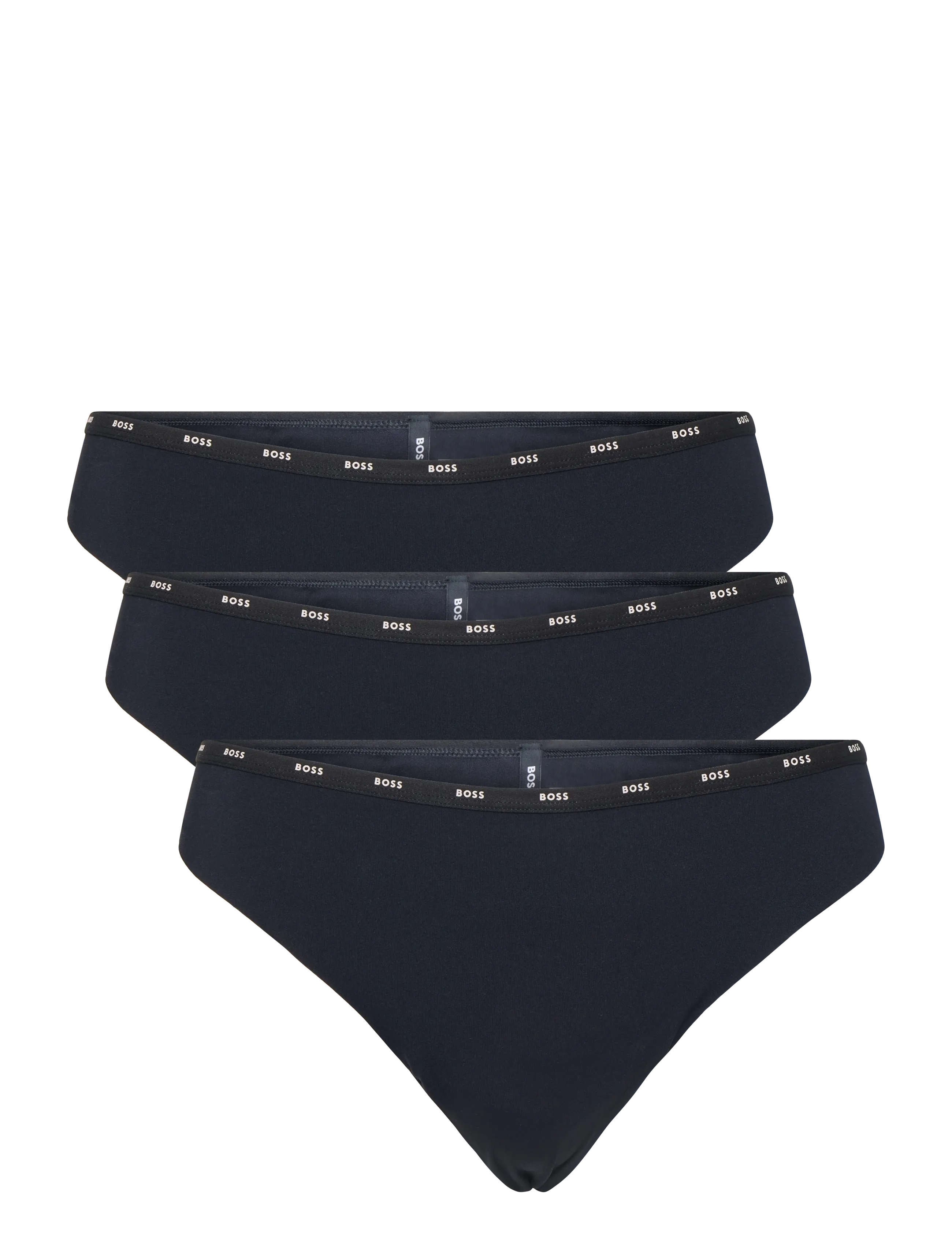 BOSS 3P Micro Thong, L, Panties, Schwarz - Frauen