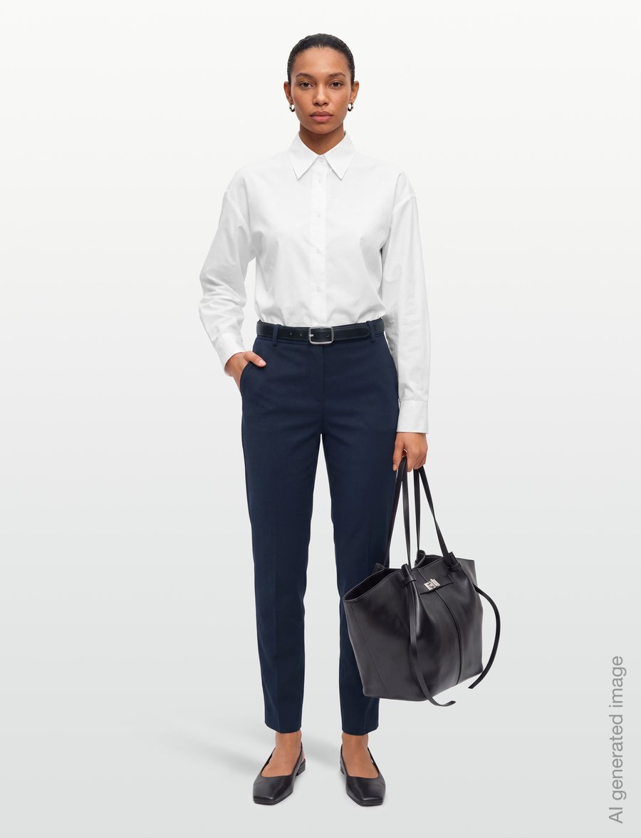BOSS - Tapriah - slim-fit hosen - dark blue - 0