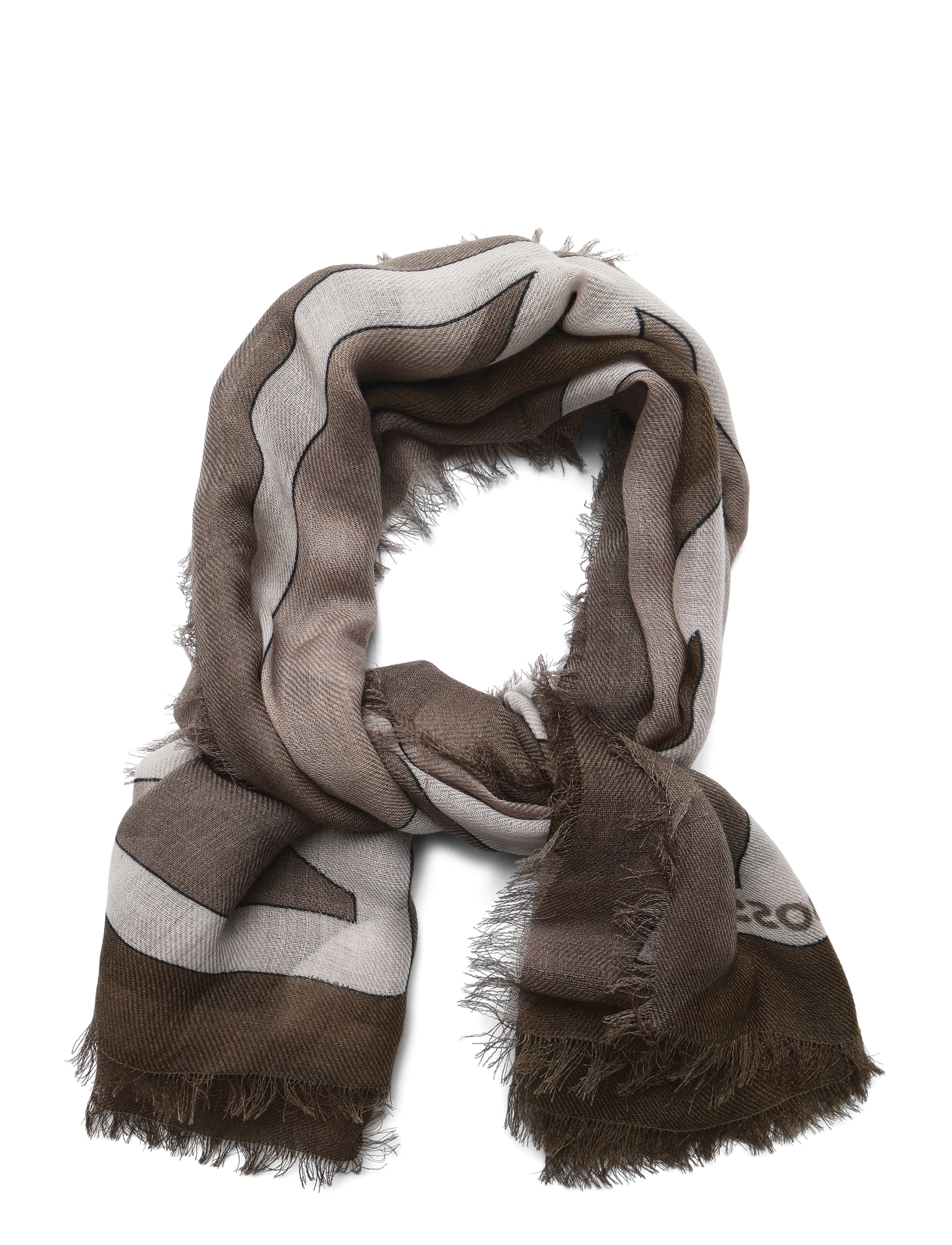 BOSS Reneva_P_100*100, One Size, Scarves, Braun - Winter Frauen