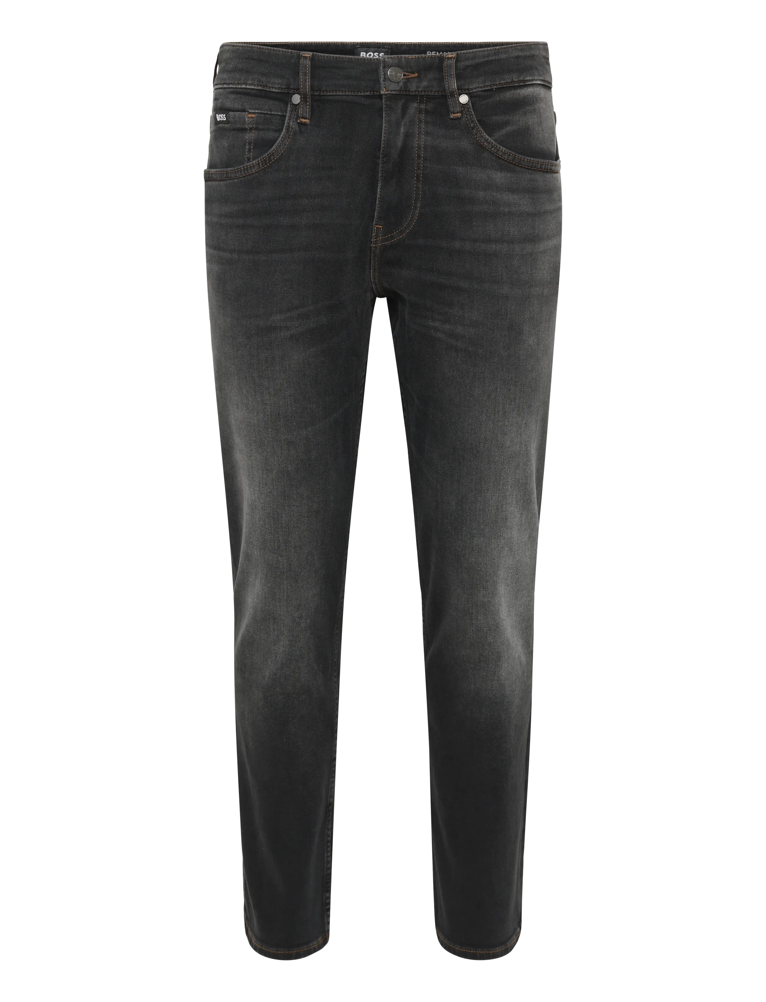 BOSS H-Re.Maine - Regular jeans - BLACK / black