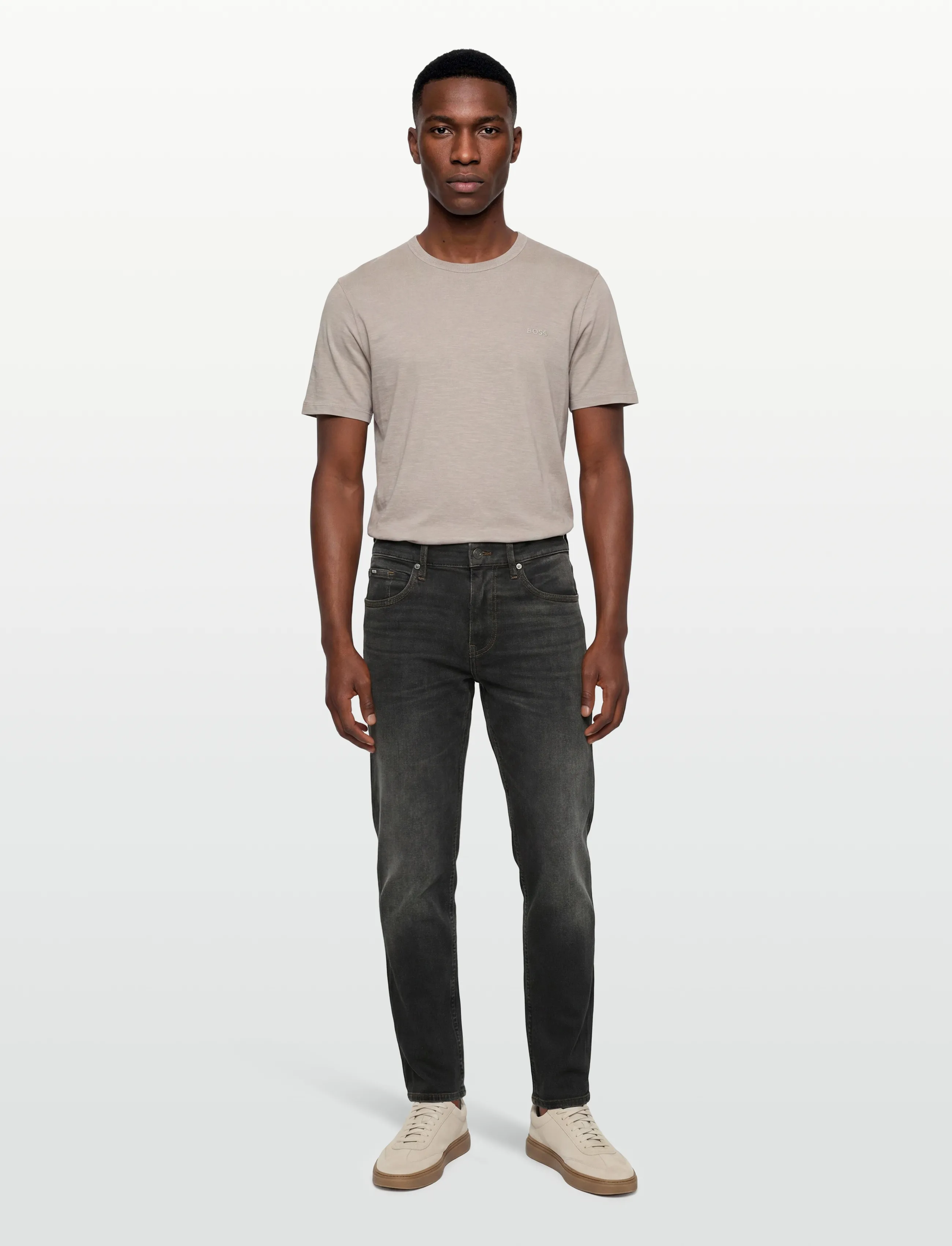BOSS H-Re.maine, 42 x 30, Black, Jeans > Almindelige, Herre