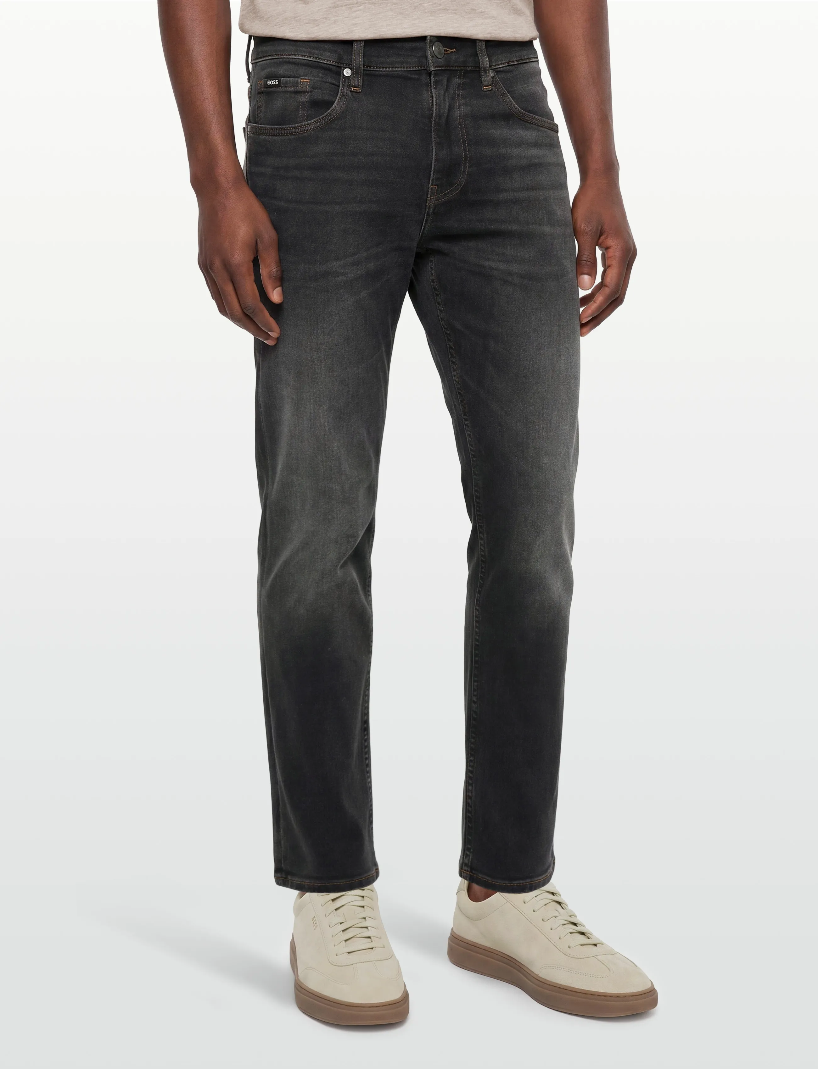 BOSS - H-Re.Maine - normale jeans - black - 3