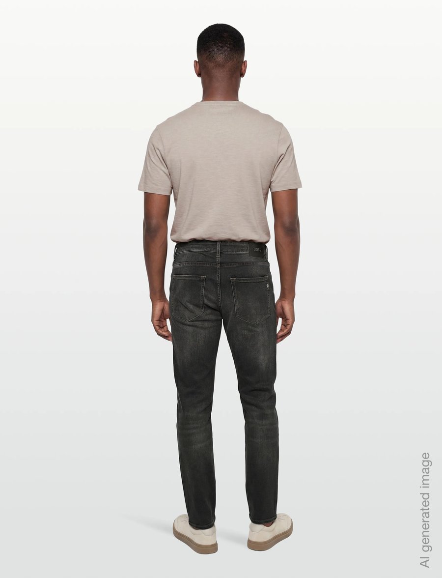 BOSS - H-Re.Maine - normale jeans - black - 4