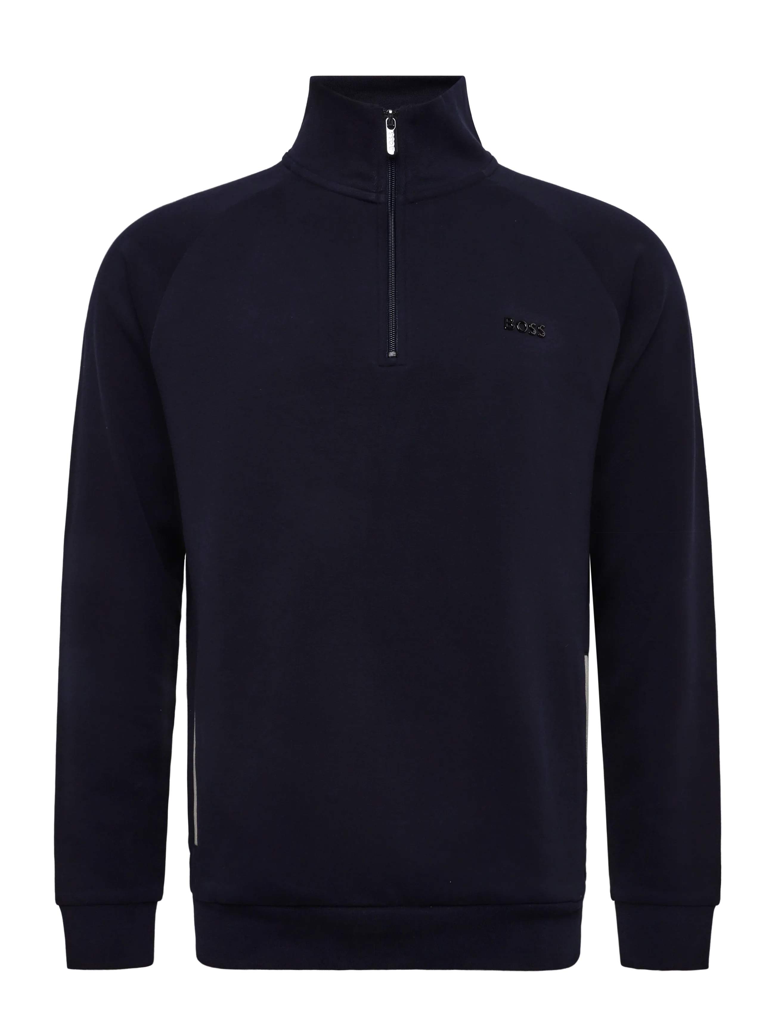 BOSS Sense 1/4 Zip Jacket - Valentines - DARK BLUE / navy