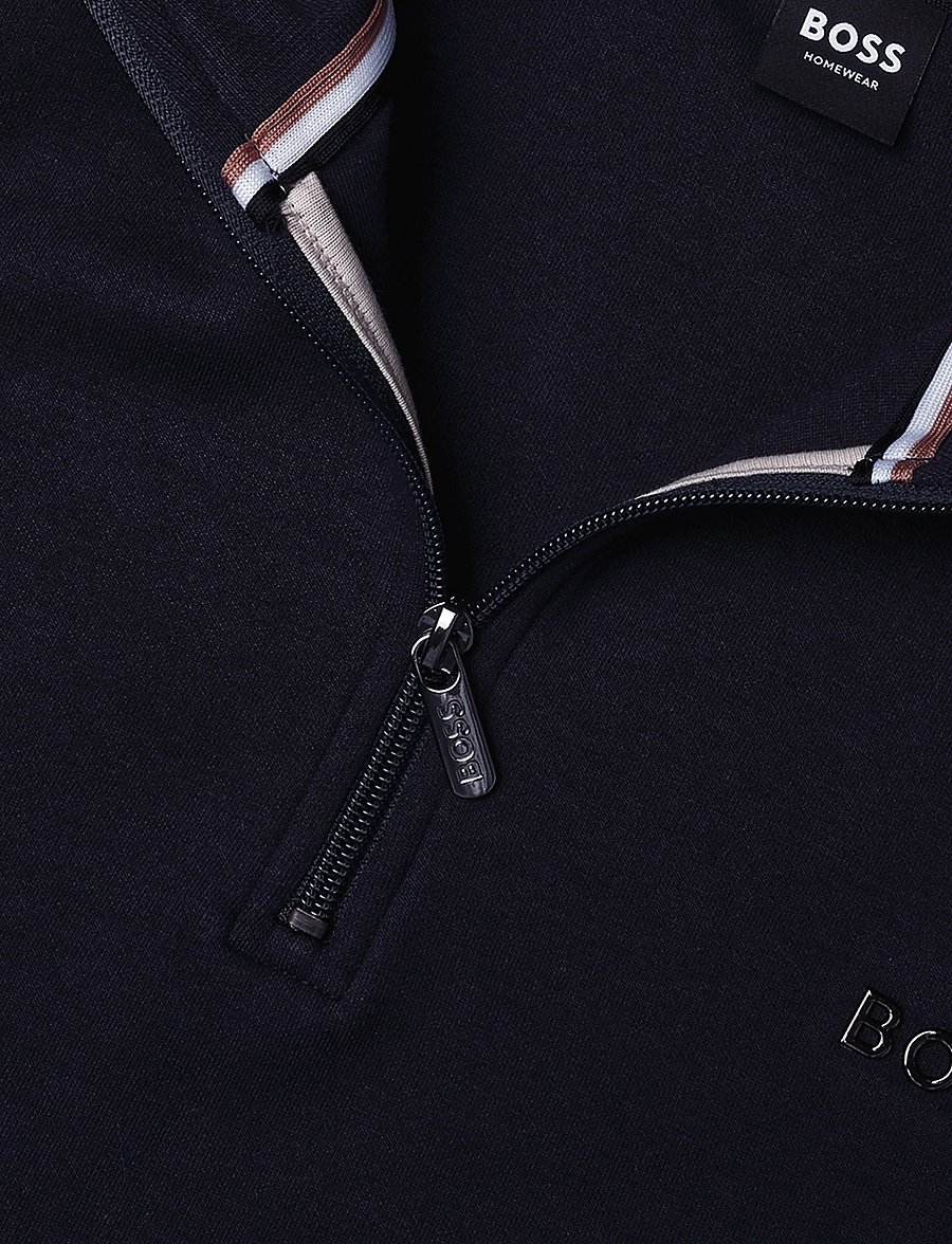 BOSS - Sense 1/4 Zip Jacket - pullover mit halbem reißverschluss - dark blue - 2