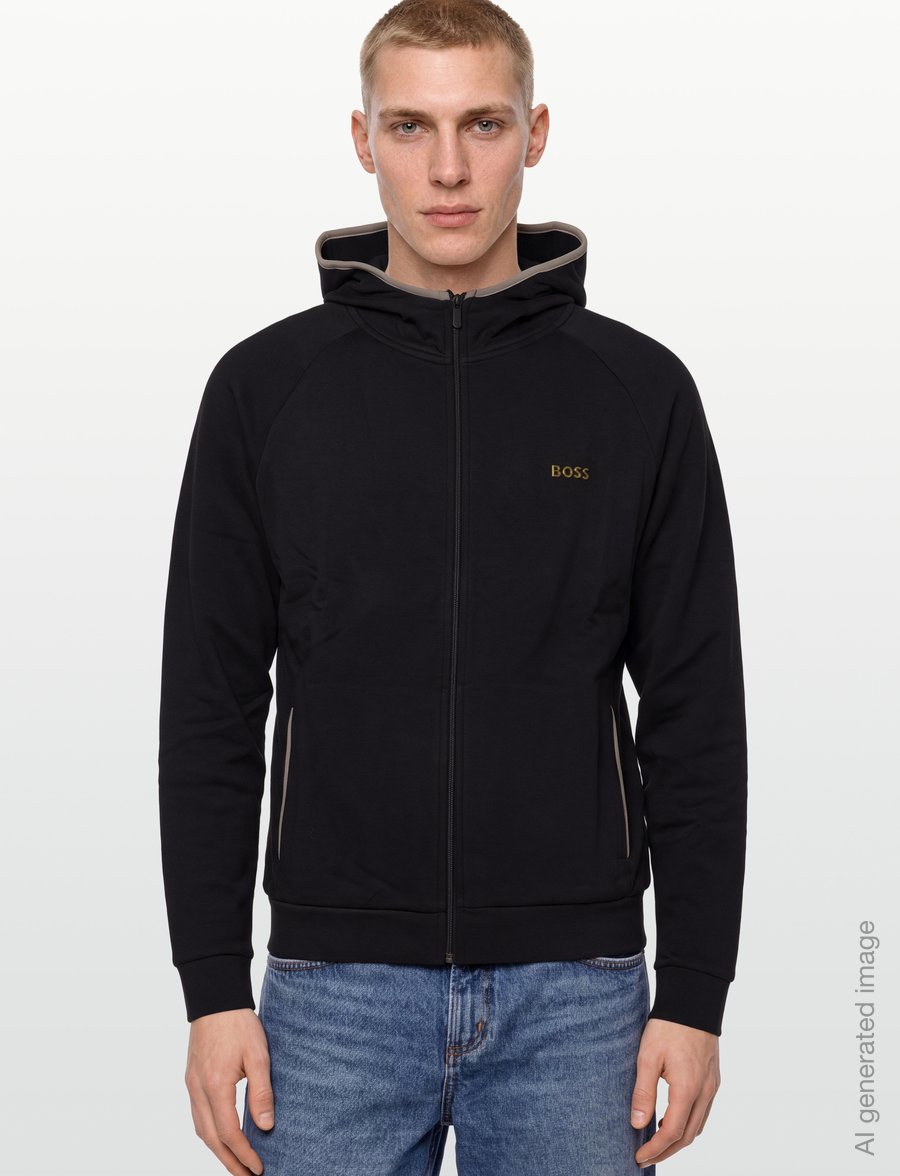 BOSS - Sense Hooded Jacket - jogging tøj - black - 3