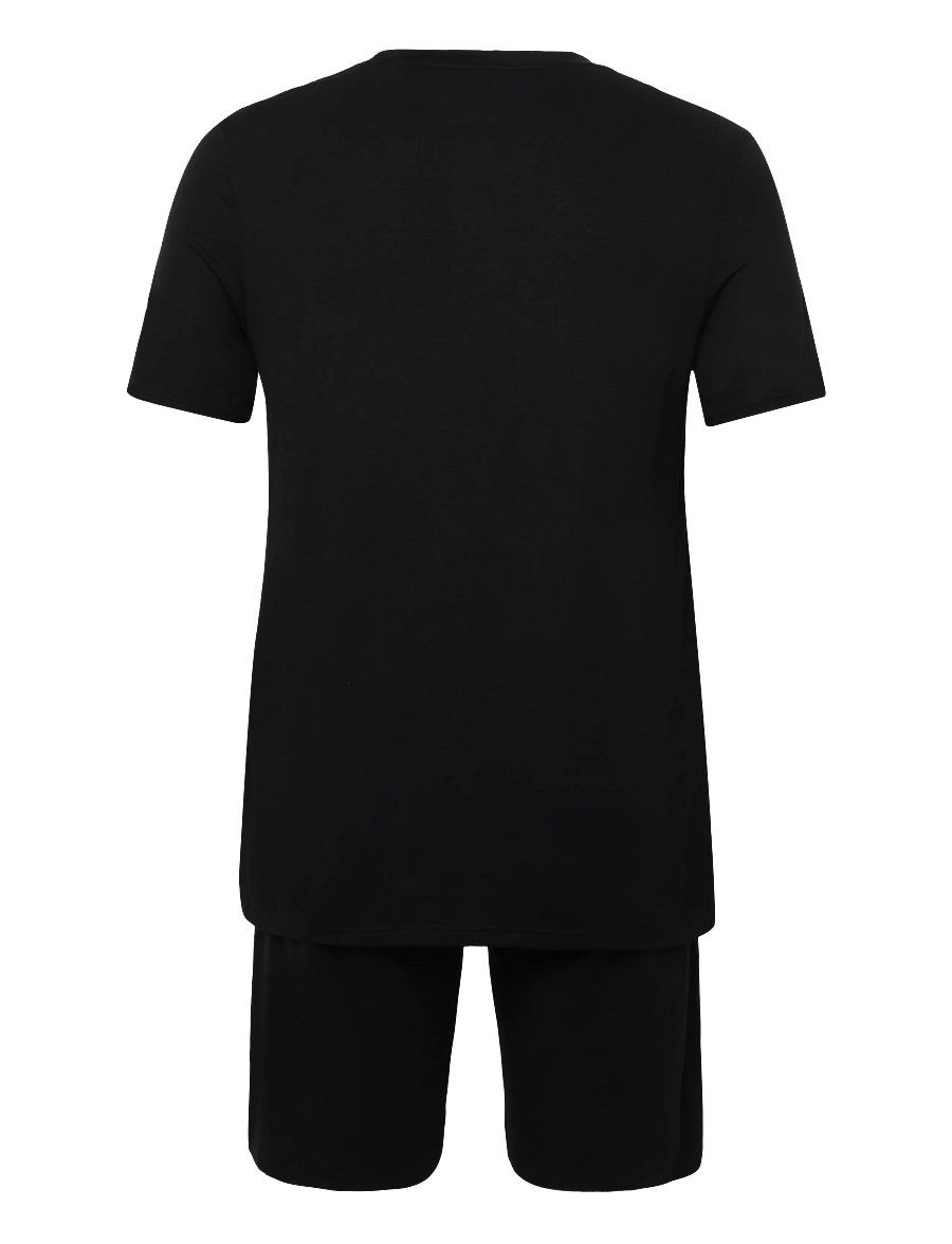 BOSS - Piquè Short Set - pyjamasset - black - 1