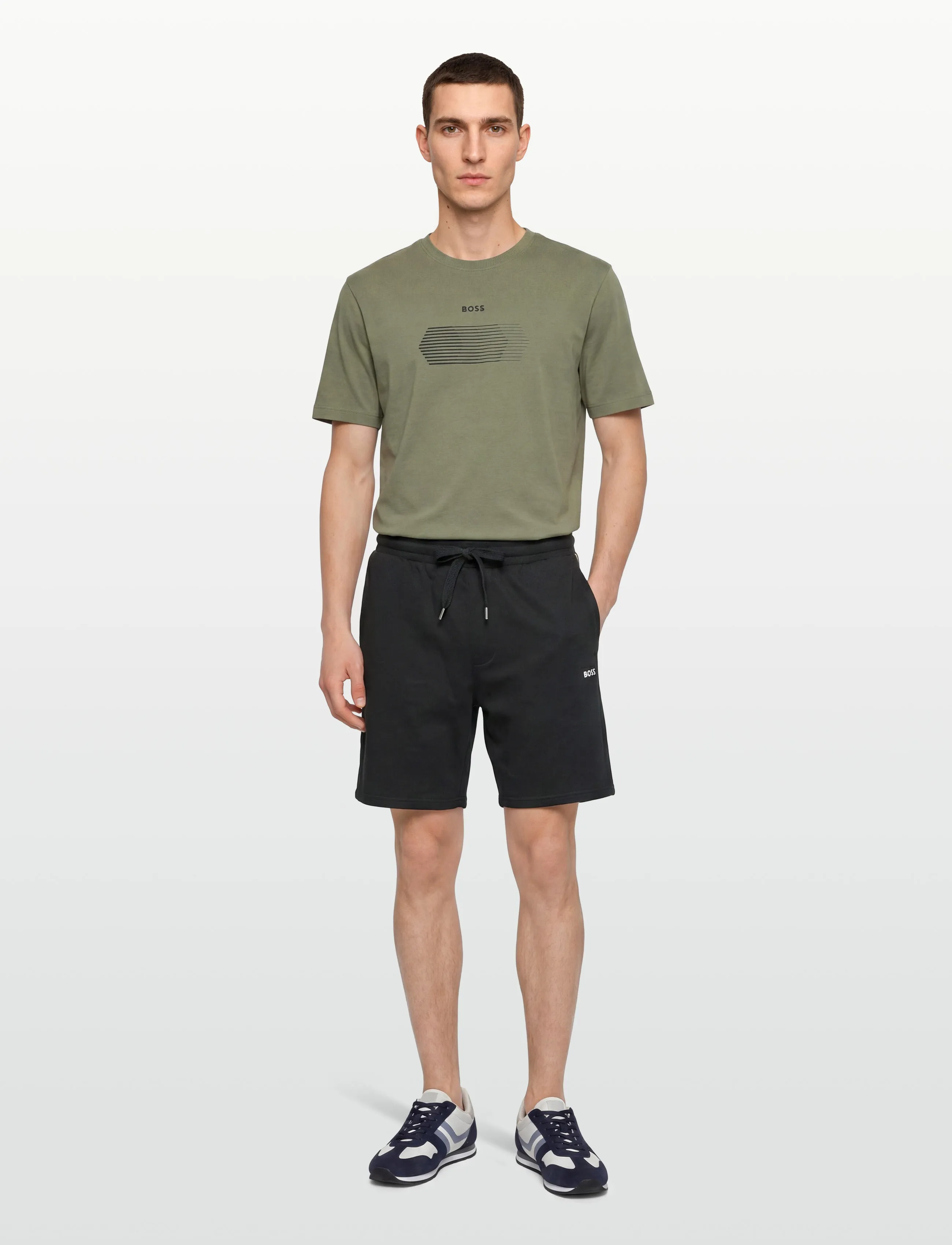BOSS - Iconic Shorts - mjúkar stuttbuxur - black - 0