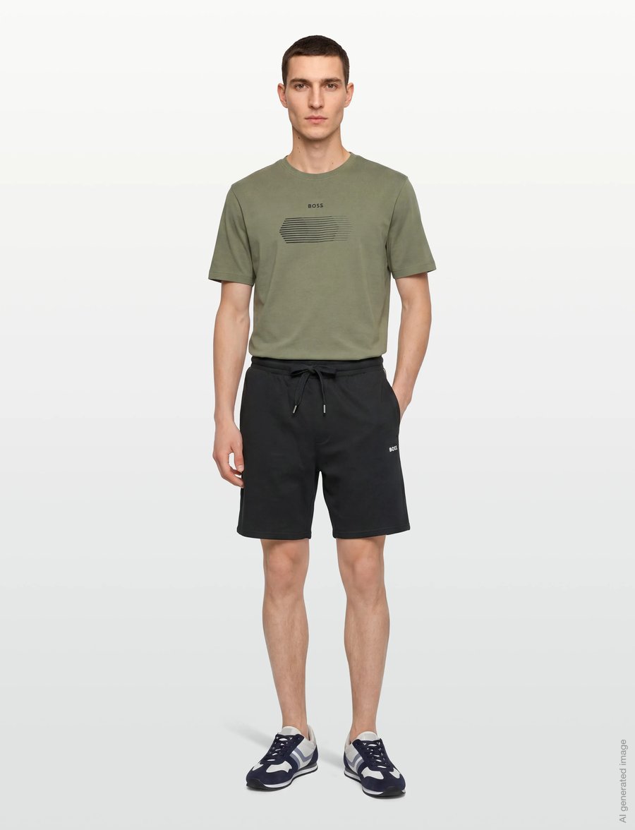 BOSS - Iconic Shorts - mjúkar stuttbuxur - black - 0