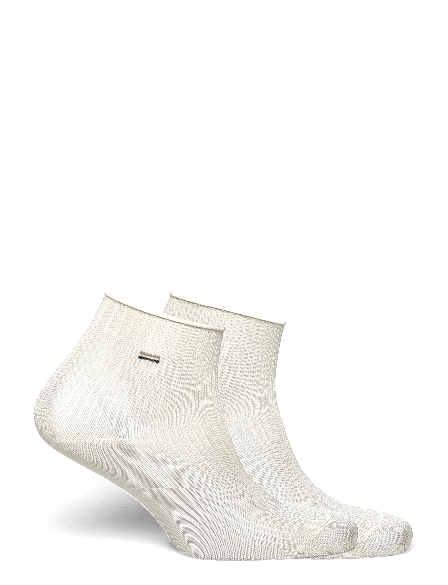 BOSS - 2P SH Light Rib VI W - lühikese säärega sokid - open white - 1