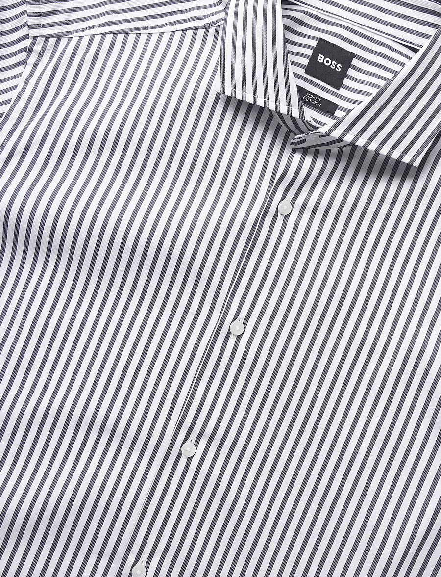 BOSS - H-HANK-SP-C1-261 - formal shirts - dark blue - 5