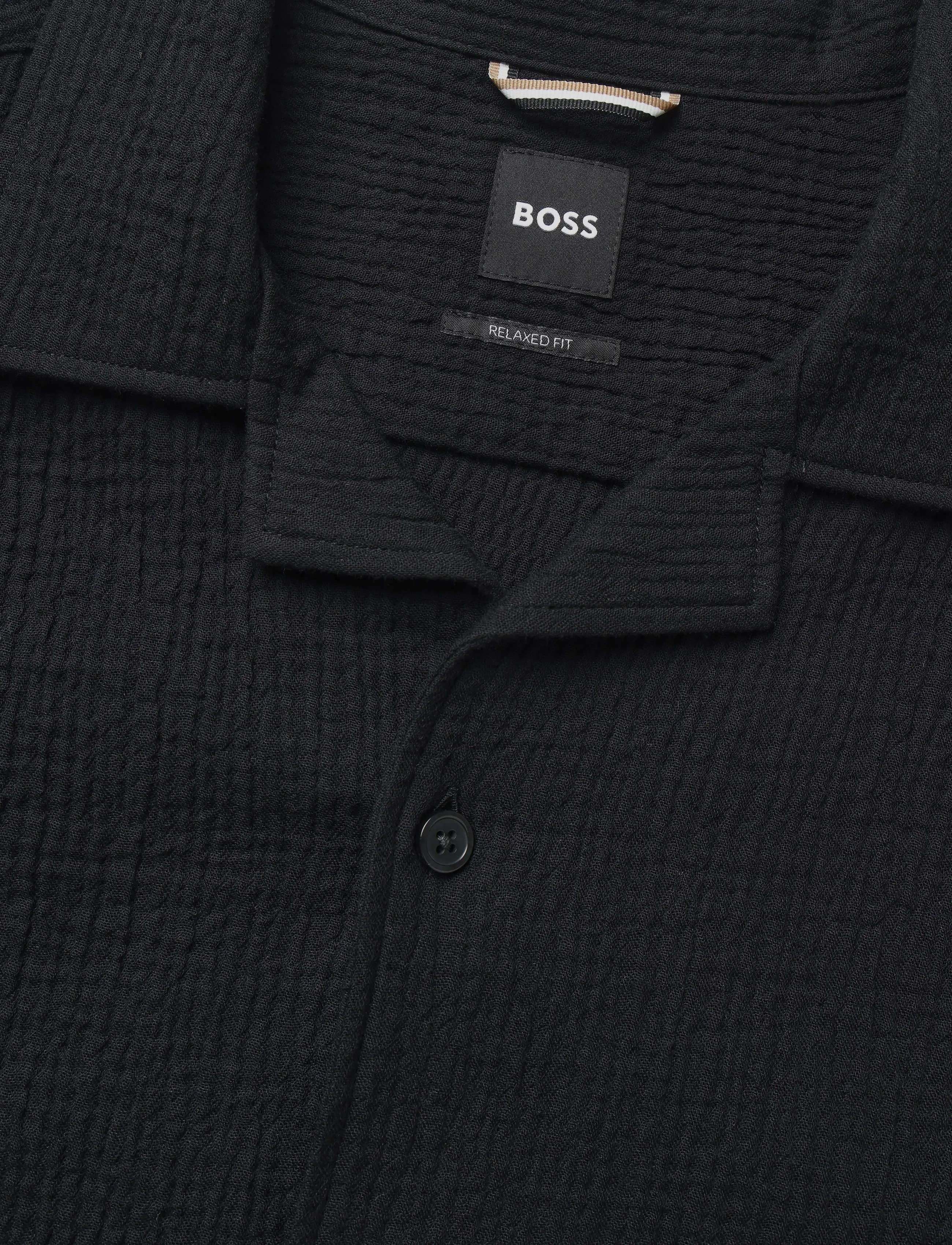 BOSS - C-LARS-CAMP-262 - kurzarmhemden - black - 2