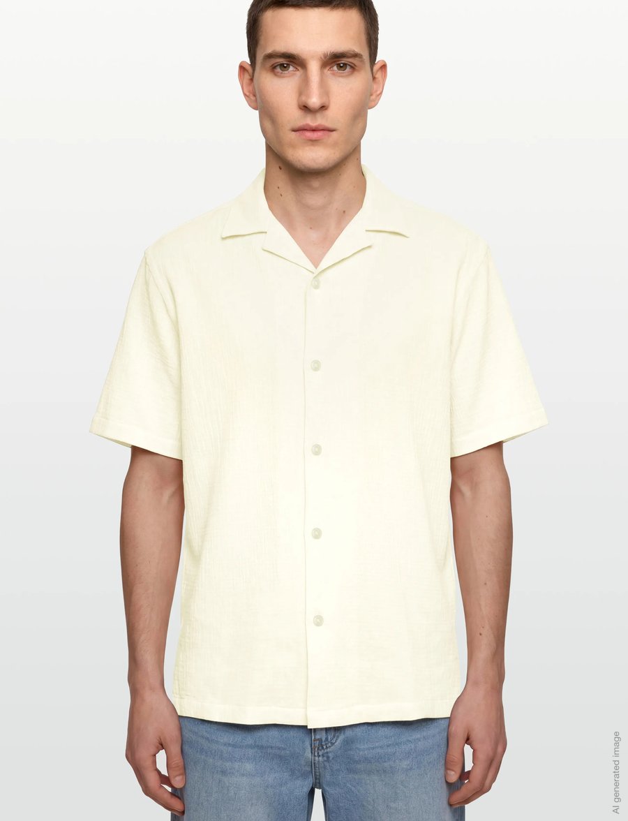 BOSS - C-LARS-CAMP-262 - short-sleeved shirts - open white - 3