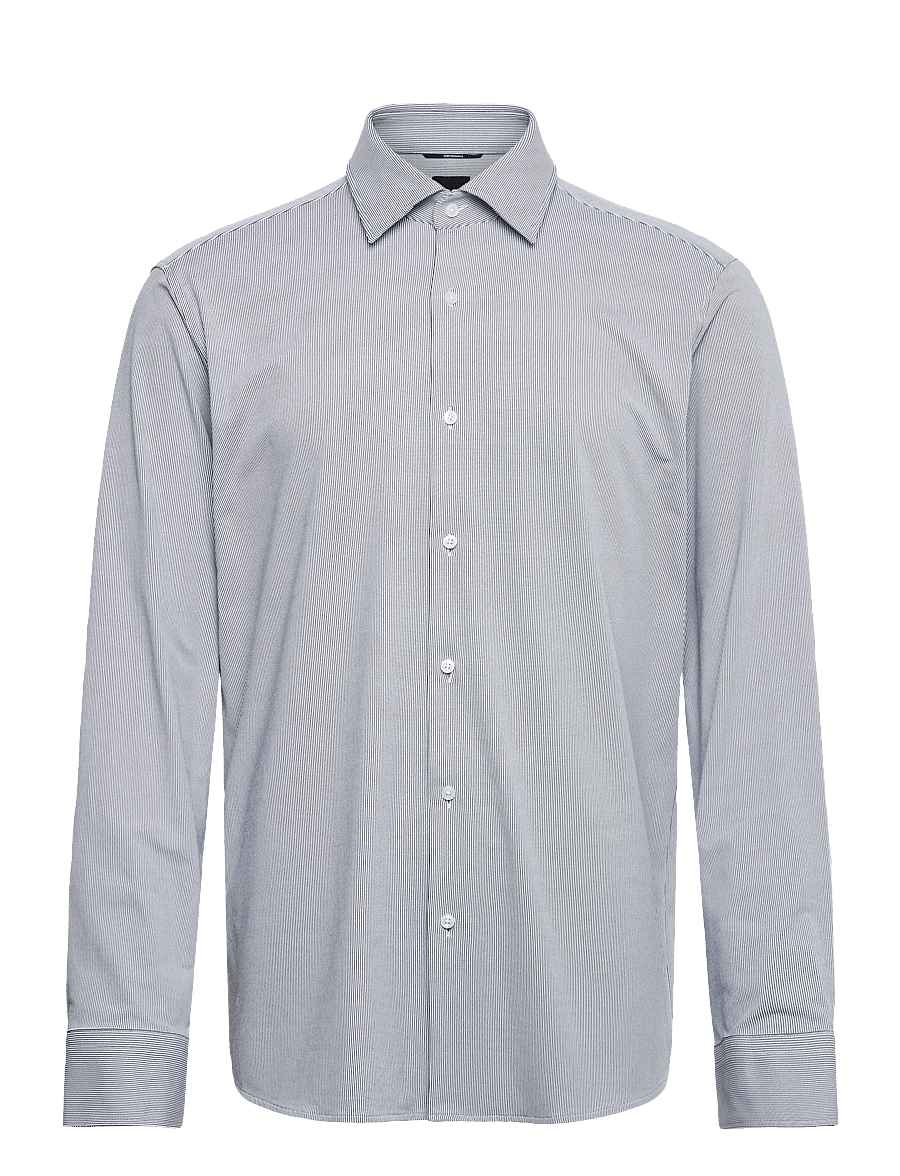 BOSS - P-JOE-K-261 - stribede skjorter - black - 0