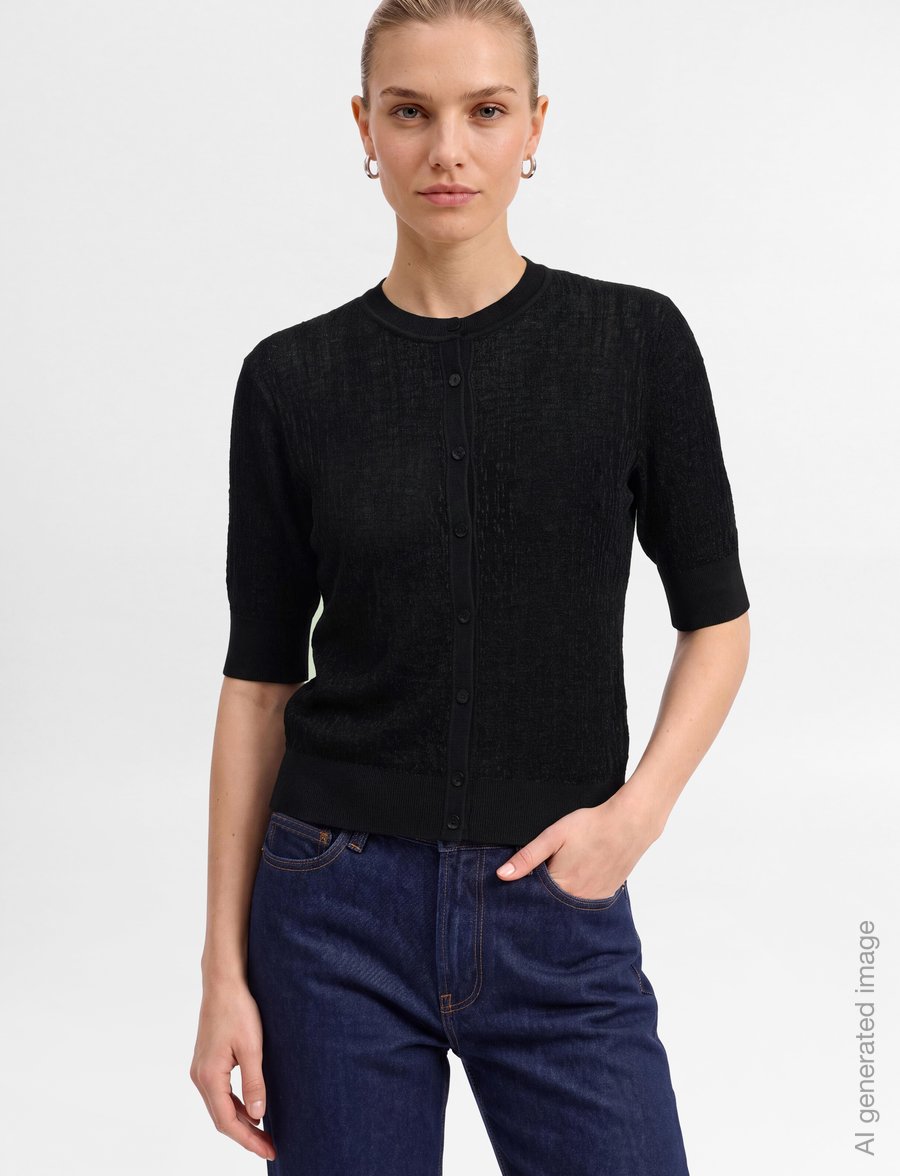BOSS - Fialora - cardigans - black - 3