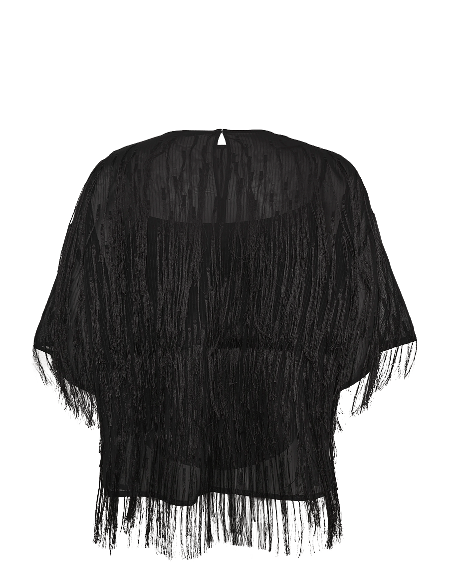 BOSS - Bafray - kurzärmelige blusen - black - 1