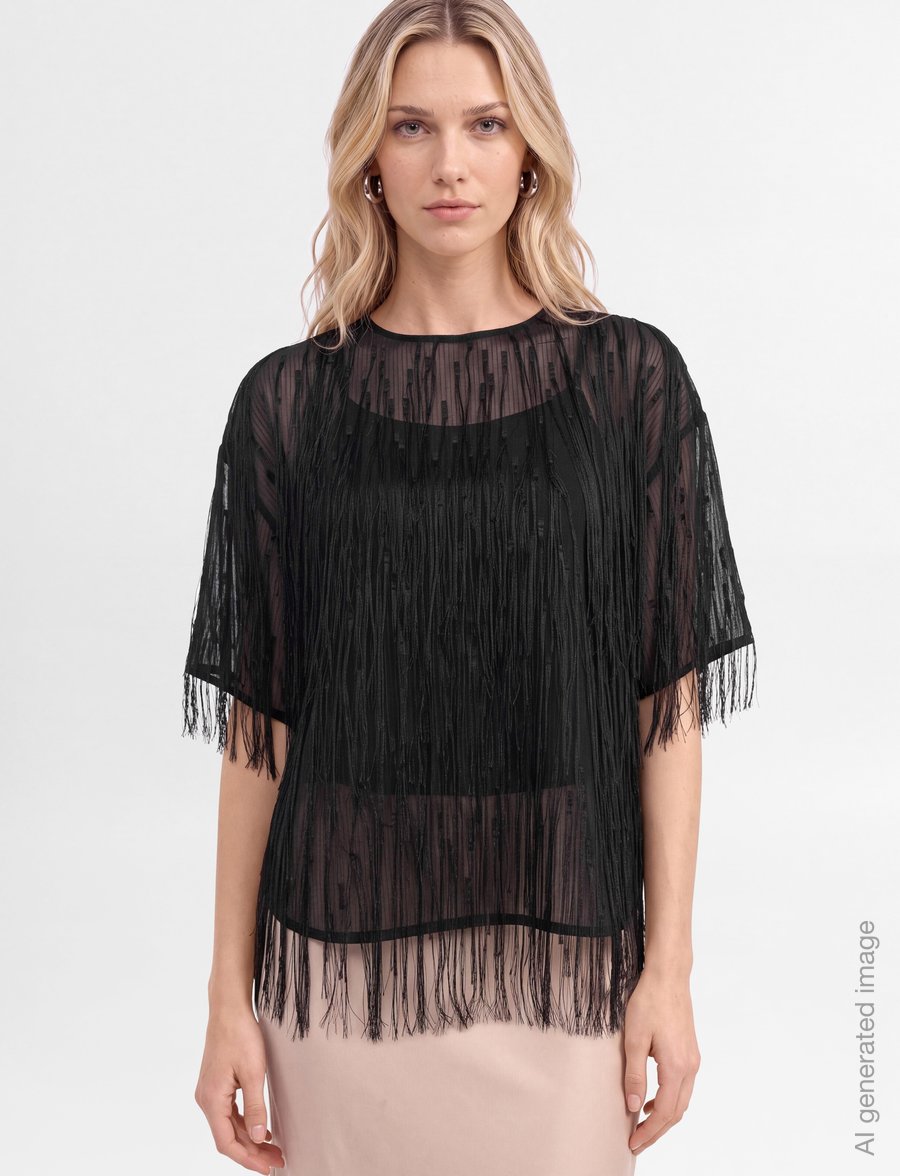 BOSS - Bafray - kurzärmelige blusen - black - 3