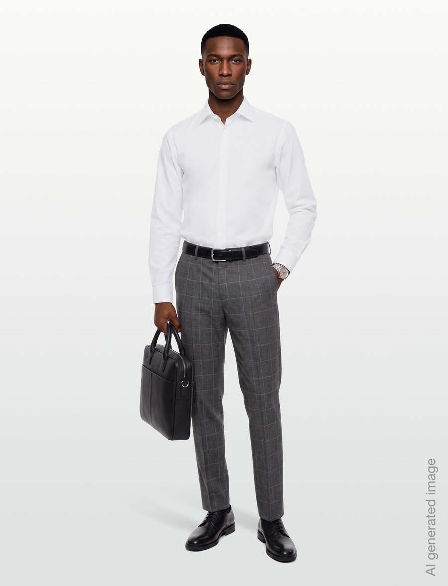 BOSS - H-JOE-K-C1-261 - ametlikud särgid - white - 0
