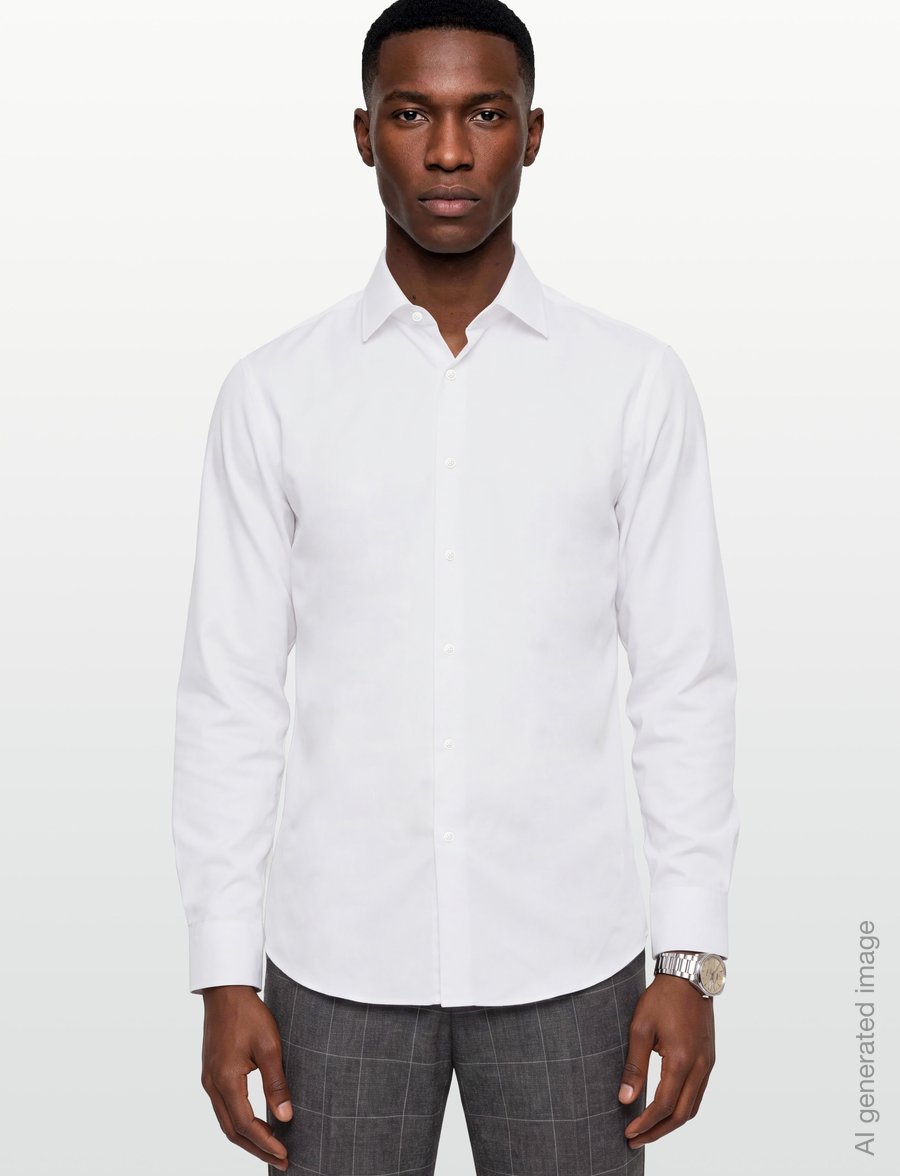 BOSS - H-JOE-K-C1-261 - ametlikud särgid - white - 3