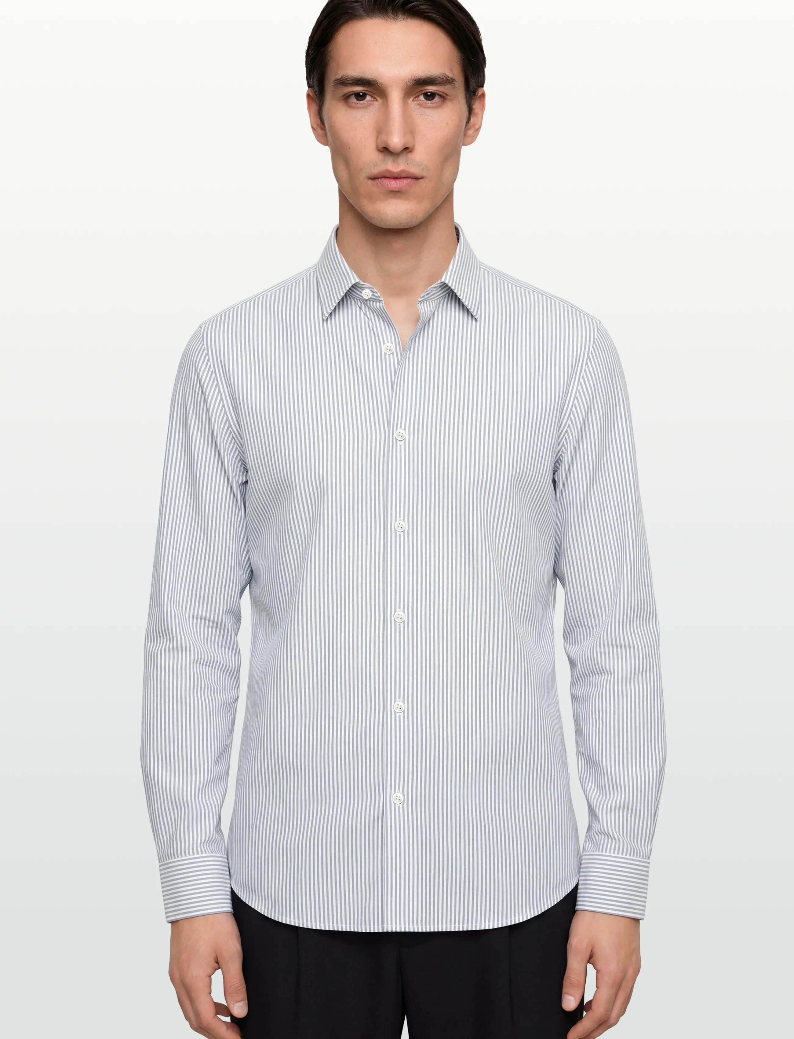 BOSS - P-HANK-K-261 - stribede skjorter - dark blue - 3