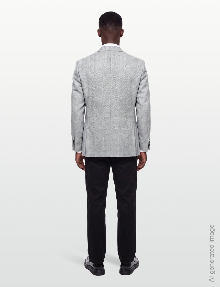 BOSS - H-Janson-263 - enkeltradede blazere - open grey - 4