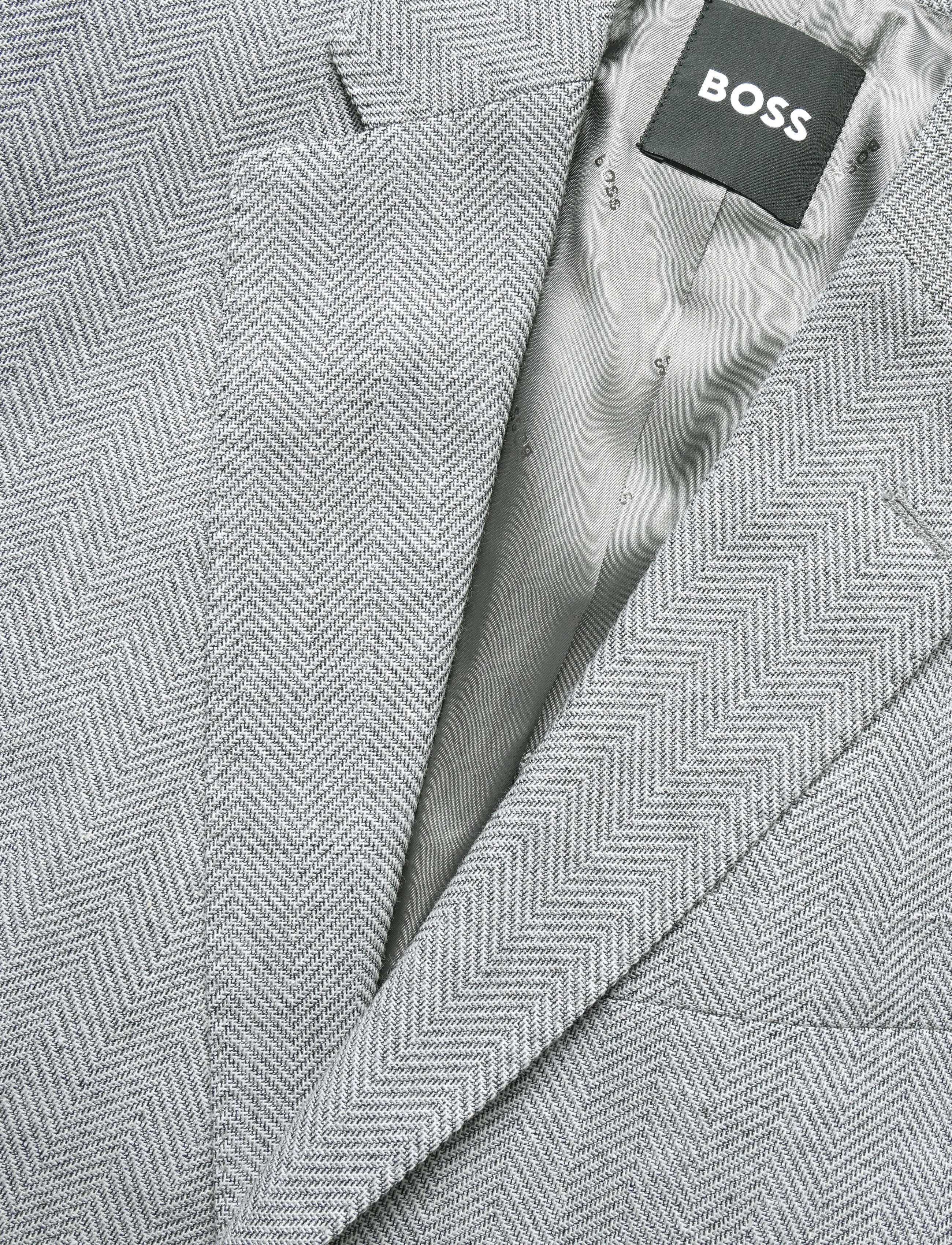 BOSS - H-Janson-263 - einreiher - open grey - 2