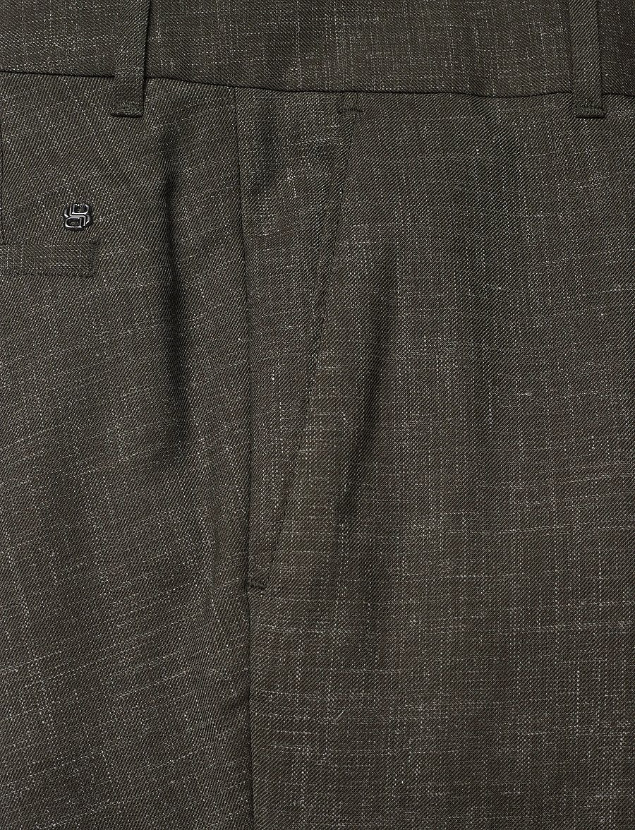 BOSS - C-Genius-263 - linen trousers - open green - 2