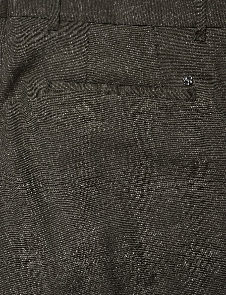 BOSS - C-Genius-263 - linen trousers - open green - 4