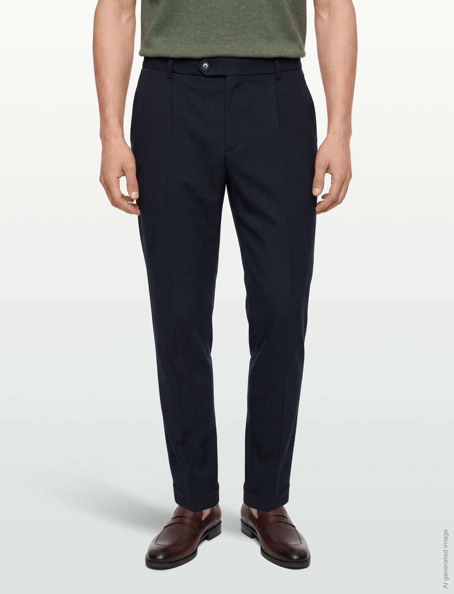 BOSS - H-Perin-DPLTUWG-263 - habitbukser - dark blue - 3