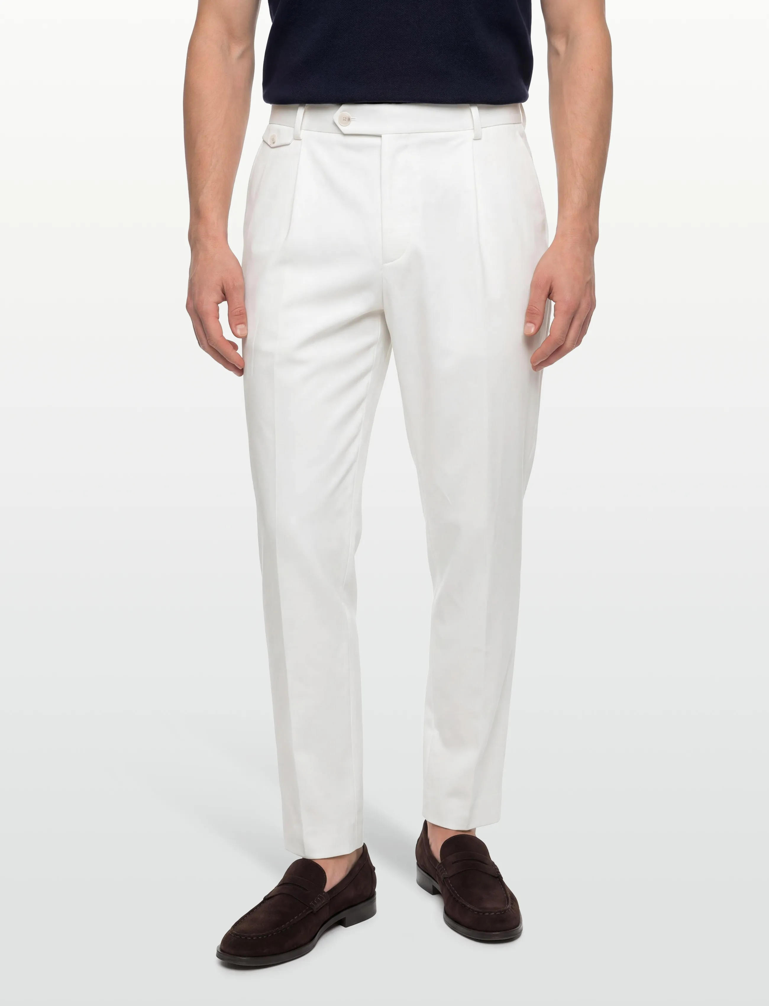 BOSS - H-Perin-PL-DTL-263 - habitbukser - open white - 3