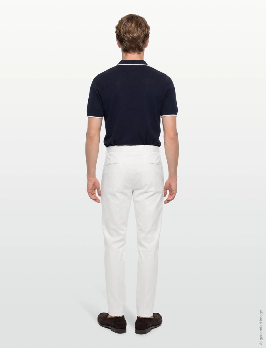 BOSS - H-Perin-PL-DTL-263 - habitbukser - open white - 4