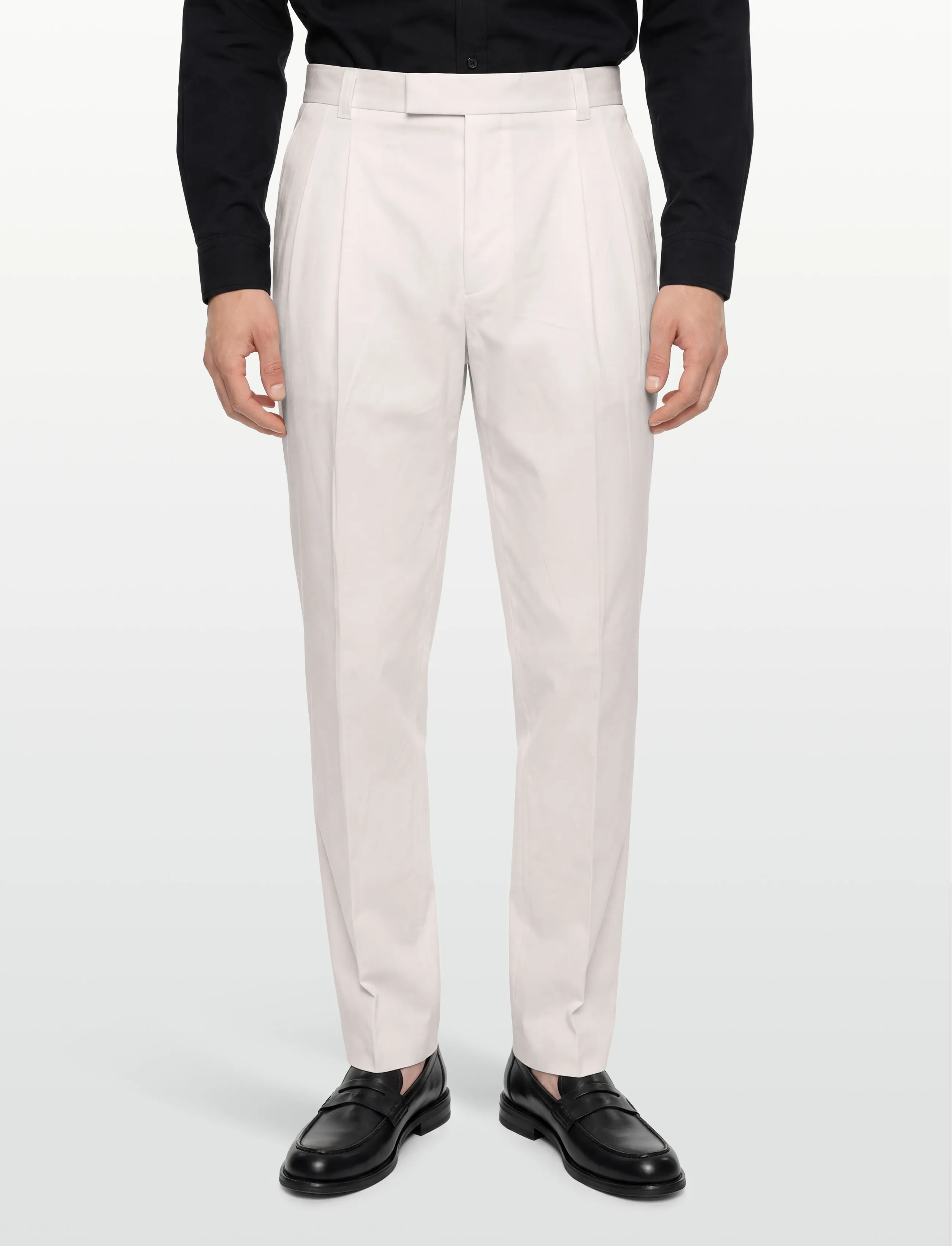 BOSS - C-Pat-DPL-263 - chinos - open white - 3