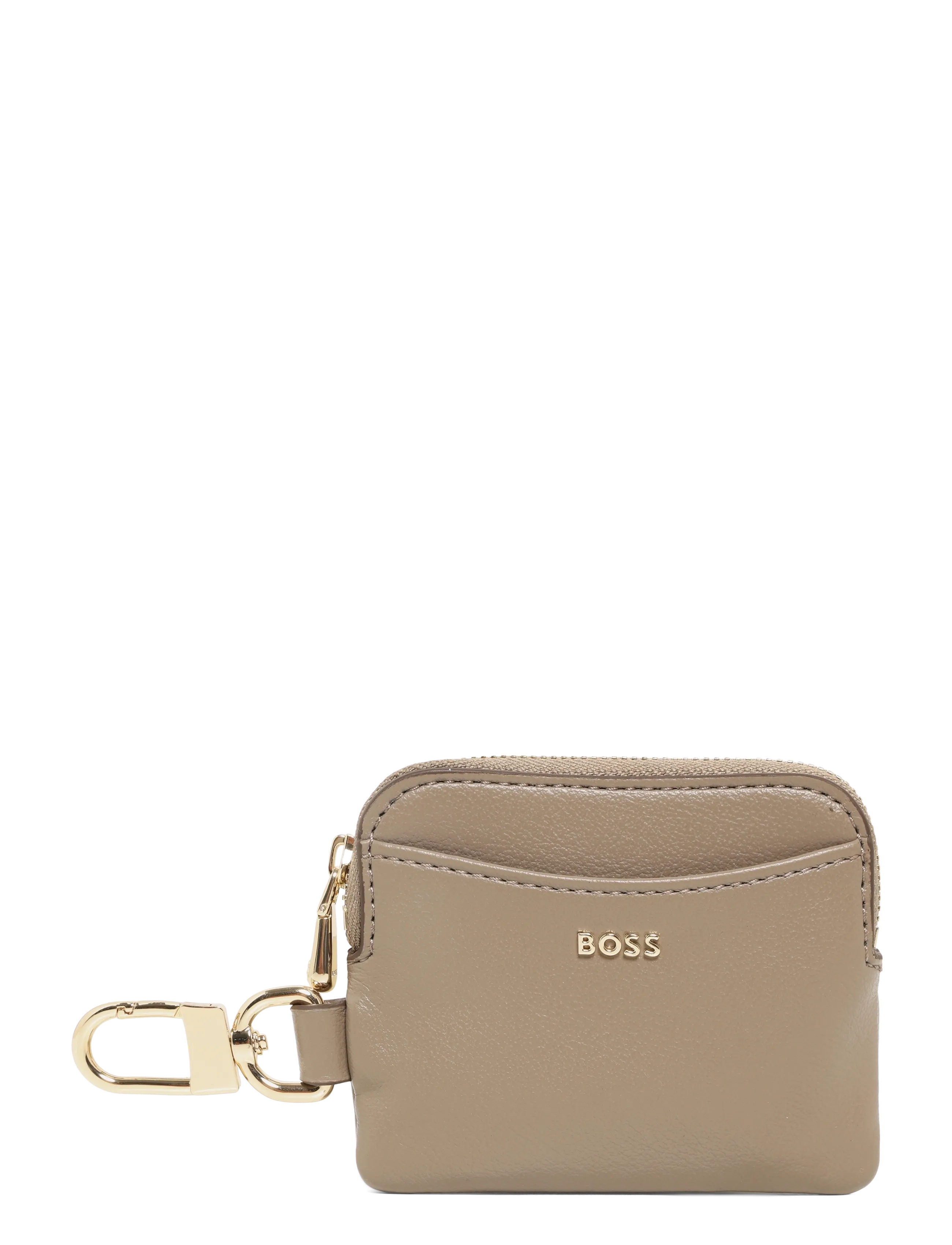 BOSS Sandy Zip Cardholder, Kvinder, Lynlås Kortholder, Brun, Str: ONE SIZE