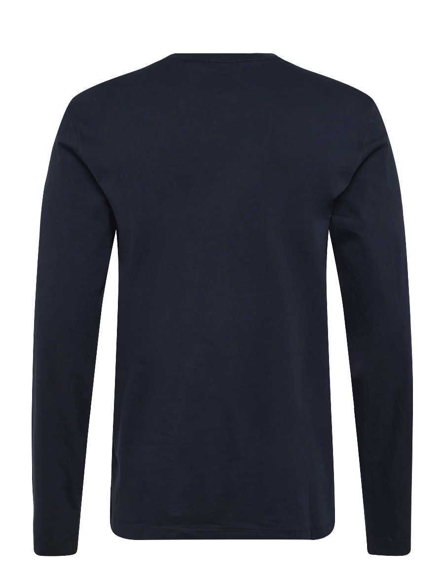 BOSS - H-Talley 01 - långärmade t-shirts - dark blue - 1