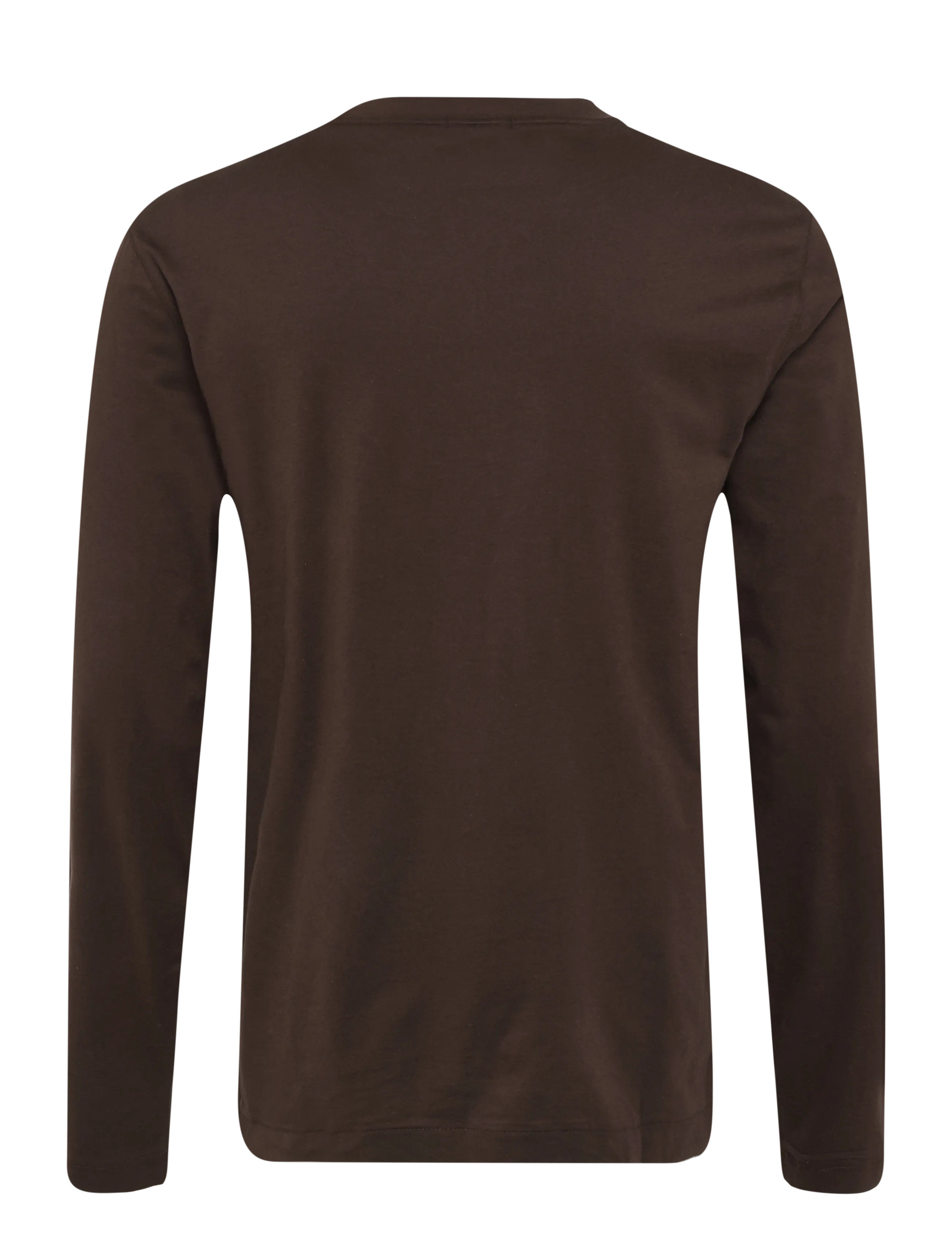 BOSS - H-Talley 01 - langærmede t-shirts - dark brown - 1